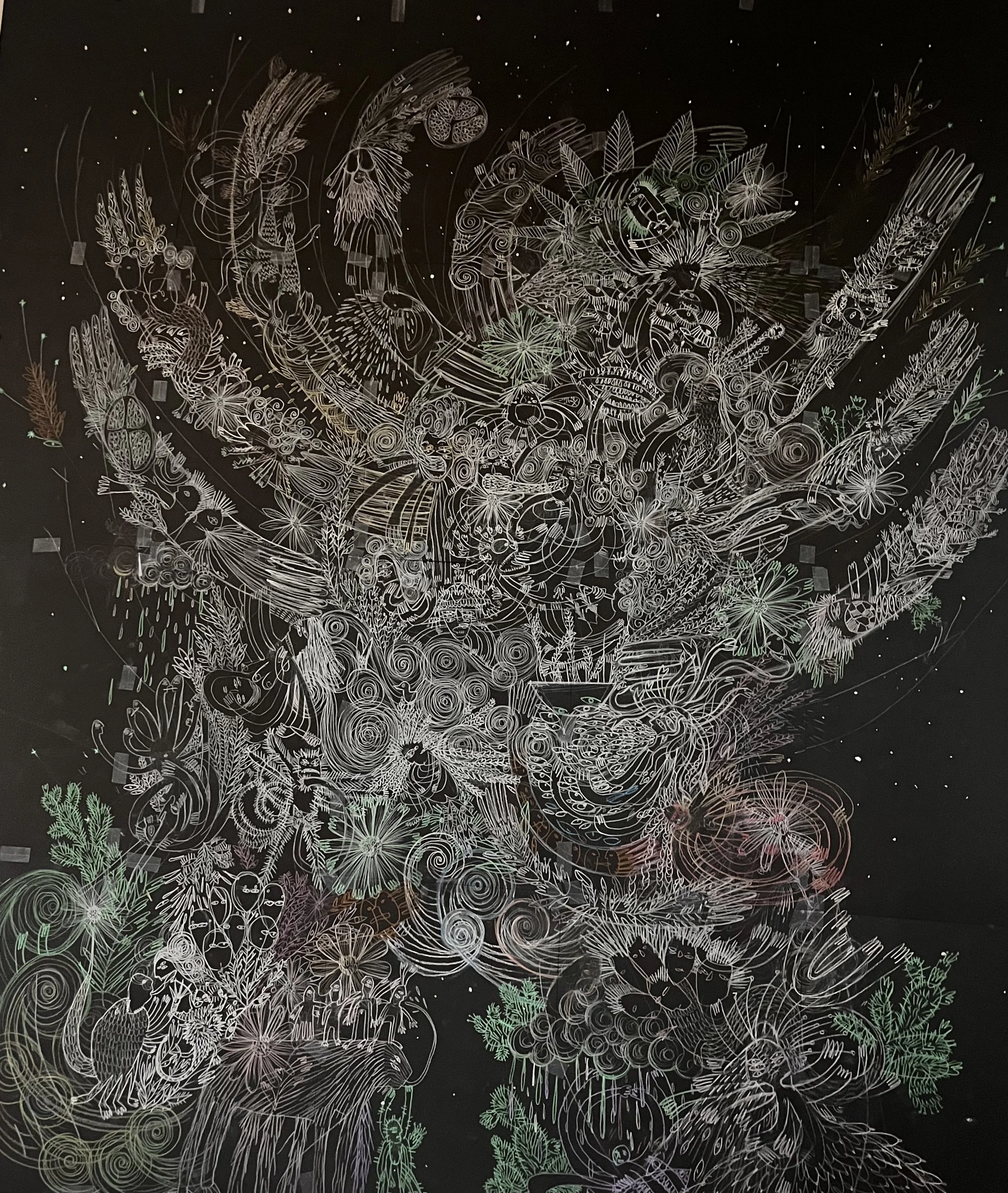 sketch of new large work