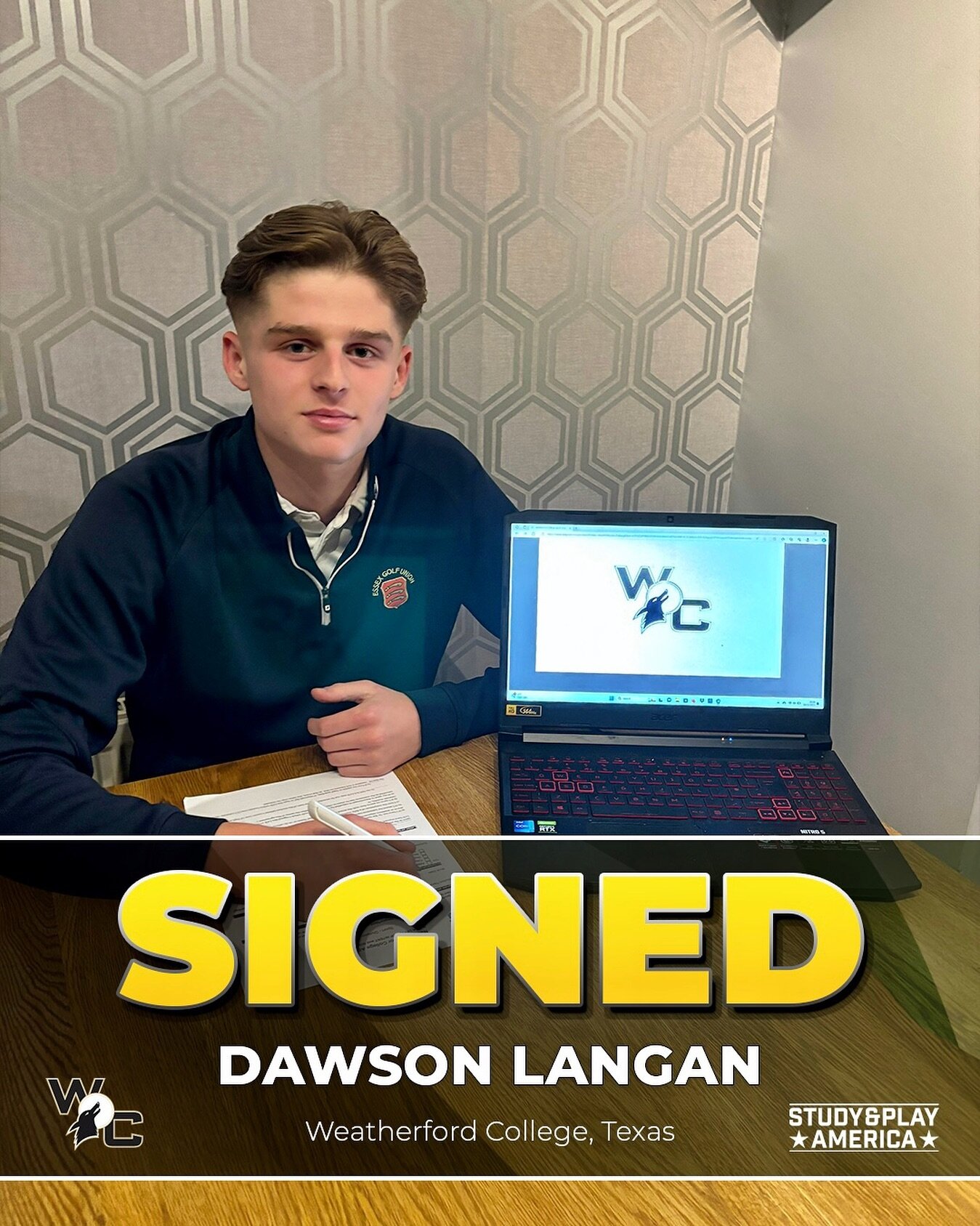 SIGNED 🚨✍️

@_dawsonlangan officially signs with @wc_coyotegolf starting in the Fall of 2024 ✈️⛳️ 

Already an accomplished county golfer, we can&rsquo;t wait to see Dawson take his game to the next level in the @njcaa D1 👊

#SigningSeason 🖊️ 

#S