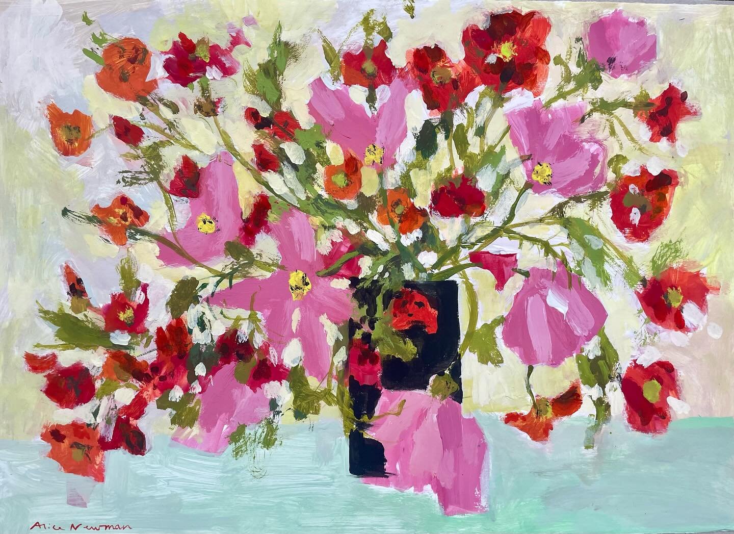 Flowers from the garden, I&rsquo;ve been making the most of the inspiration I can find that&rsquo;s close to hand, now painting is confined to nap times.

Popping back onto instagram to let you know that the first of my Christmas markets is this week