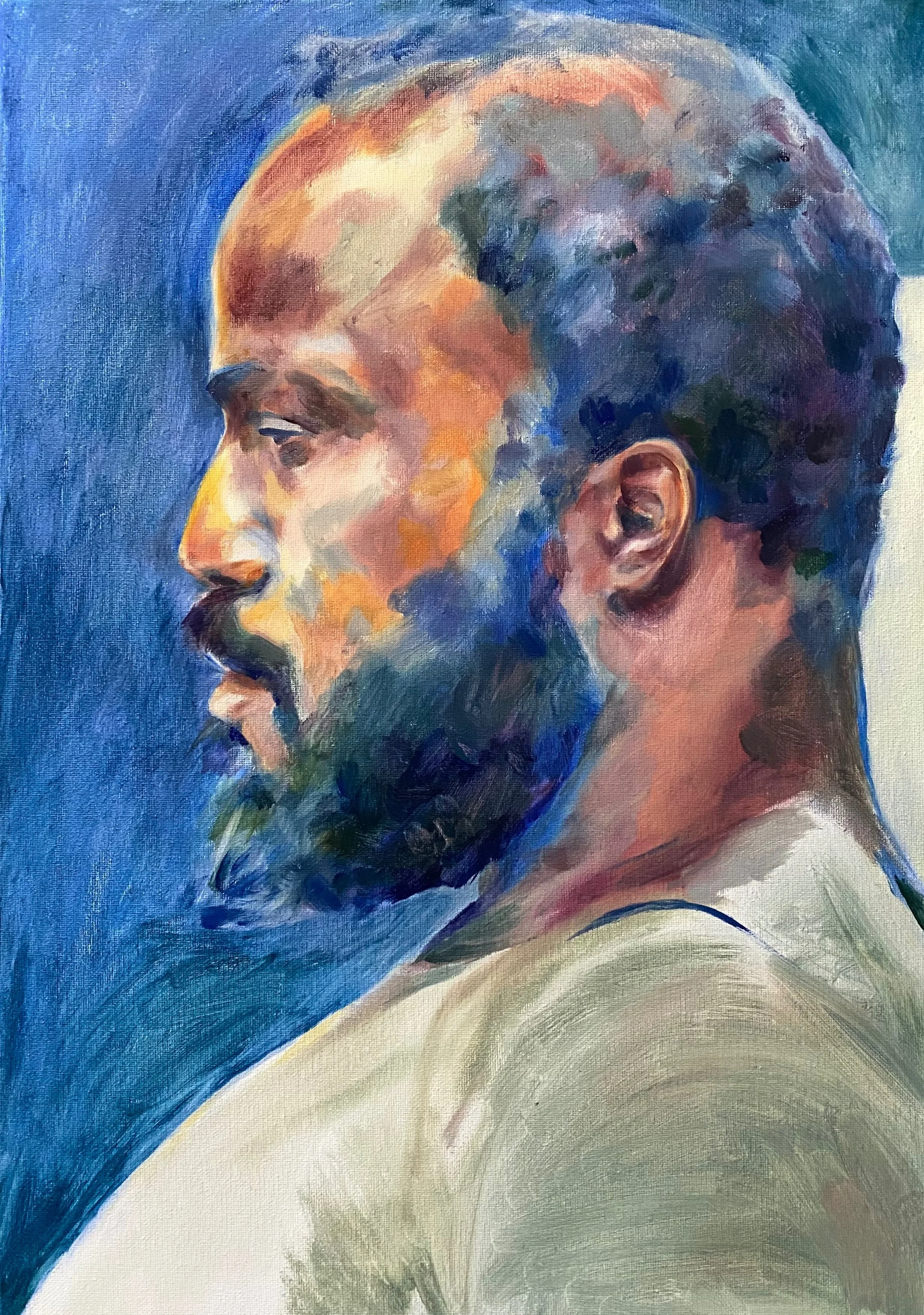Matthew. Oil on canvas, 42 x 60cm, 2025