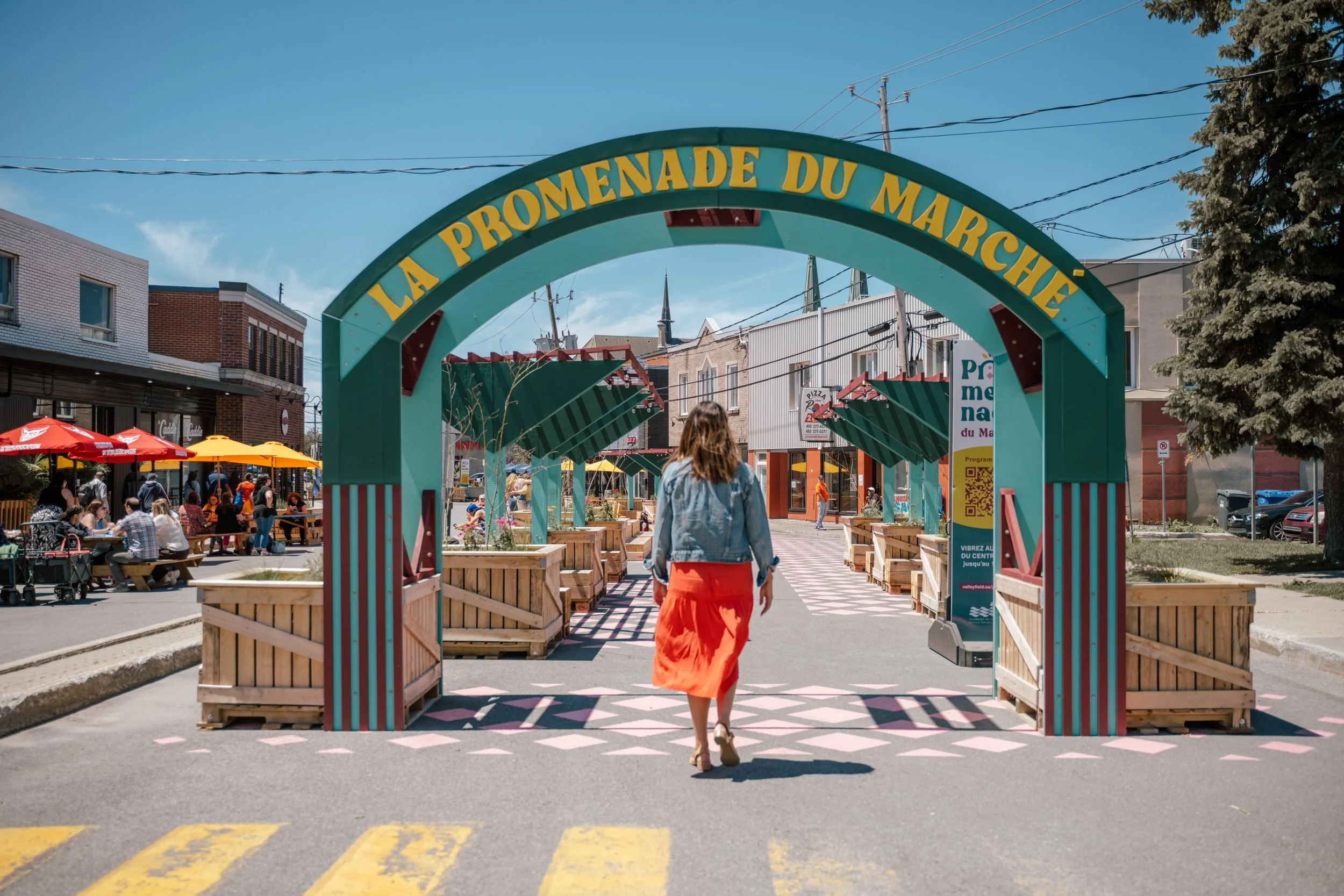 La promenade du marché