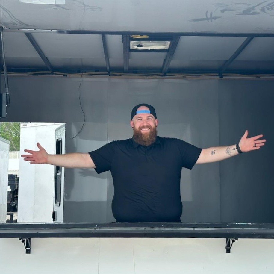 Another trailer update!! @northdfwtrailer has been hard at work measuring our new trailer to outfit it with cabinets and shelving, along with other basic food truck necessities. We cannot thank them enough for their help getting us back up and runnin