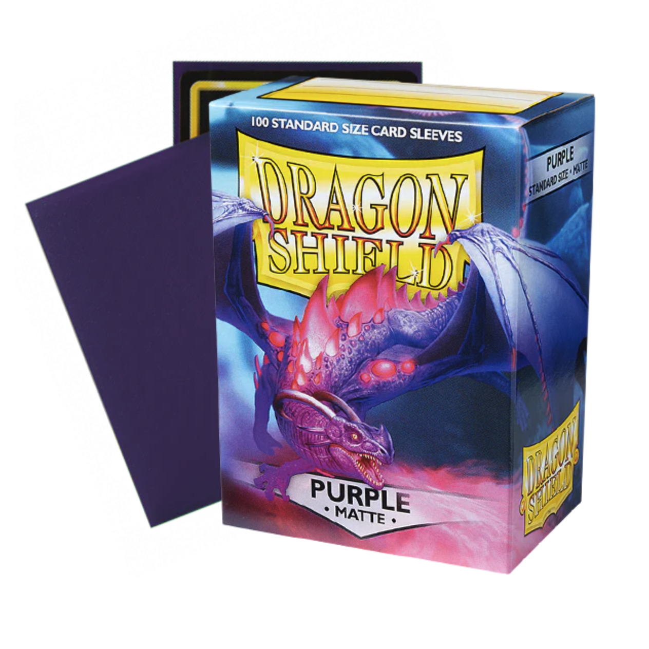 Dragon Shield- Game Sleeves Matte Purple 100Ct Pack