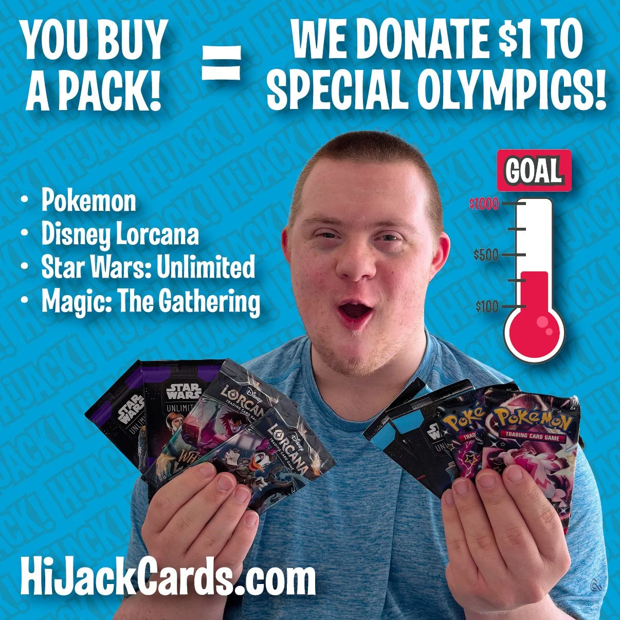 We're doing it again!! Every pack sold donates $1 to Special Olympics! Our goal it write another $1000 check by the end of the year. We have LOTS of new stuff on our website. Thanks for the shares and support!
.
.
.
@specialolympicsillinois @arenaclu