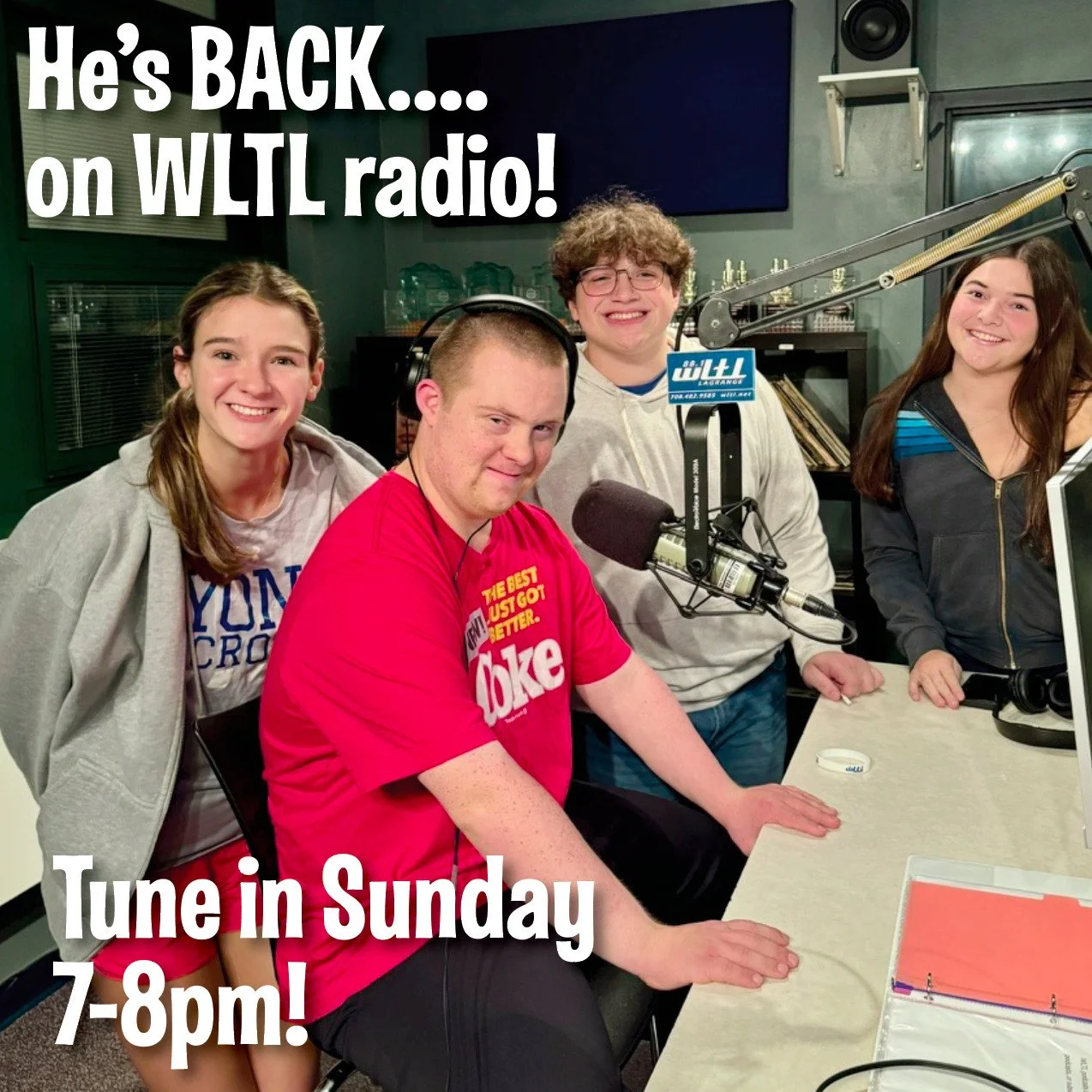 Jack has been asked back to guest host and DJ at 88.1 FM @wltl881. Look forward to getting back on the air! 🦁📻 #WeAreLT
.
.
.
@lths204 #downsyndrome #inclusion