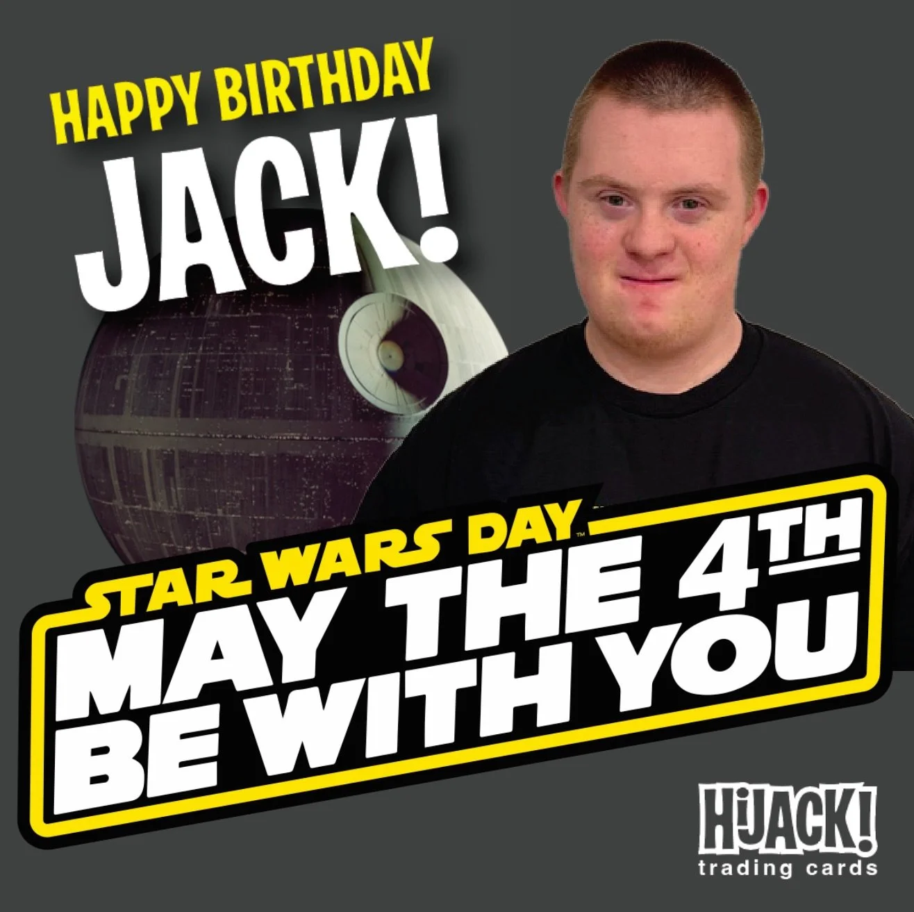 Happy 19th Birthday Jack! May the 4th be with you!! 🎂 🎁
.
.
.
.
.
.
@lths204 #inclusion #downsyndrome #sportscards #whodoyoucollect #tradingcards #forthehobby #starwars #maythe4thbewithyou #starwarstradingcards