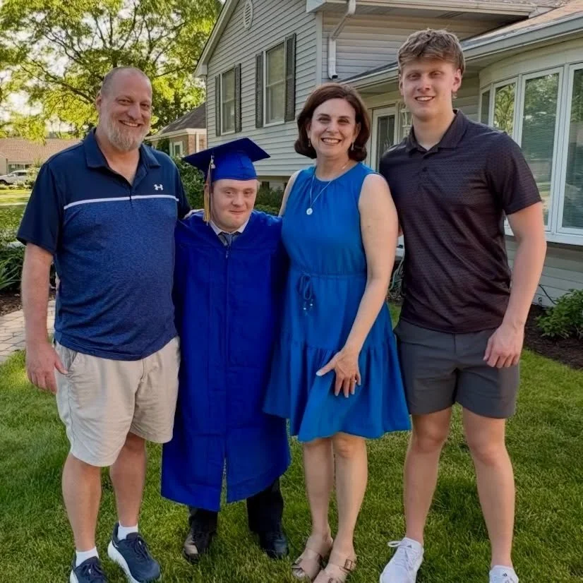 Can&rsquo;t believe it&rsquo;s over. 🧑&zwj;🎓
.
.
.
@lths204 #downsyndrome #theluckyfew #inclusion #downsyndromeawareness