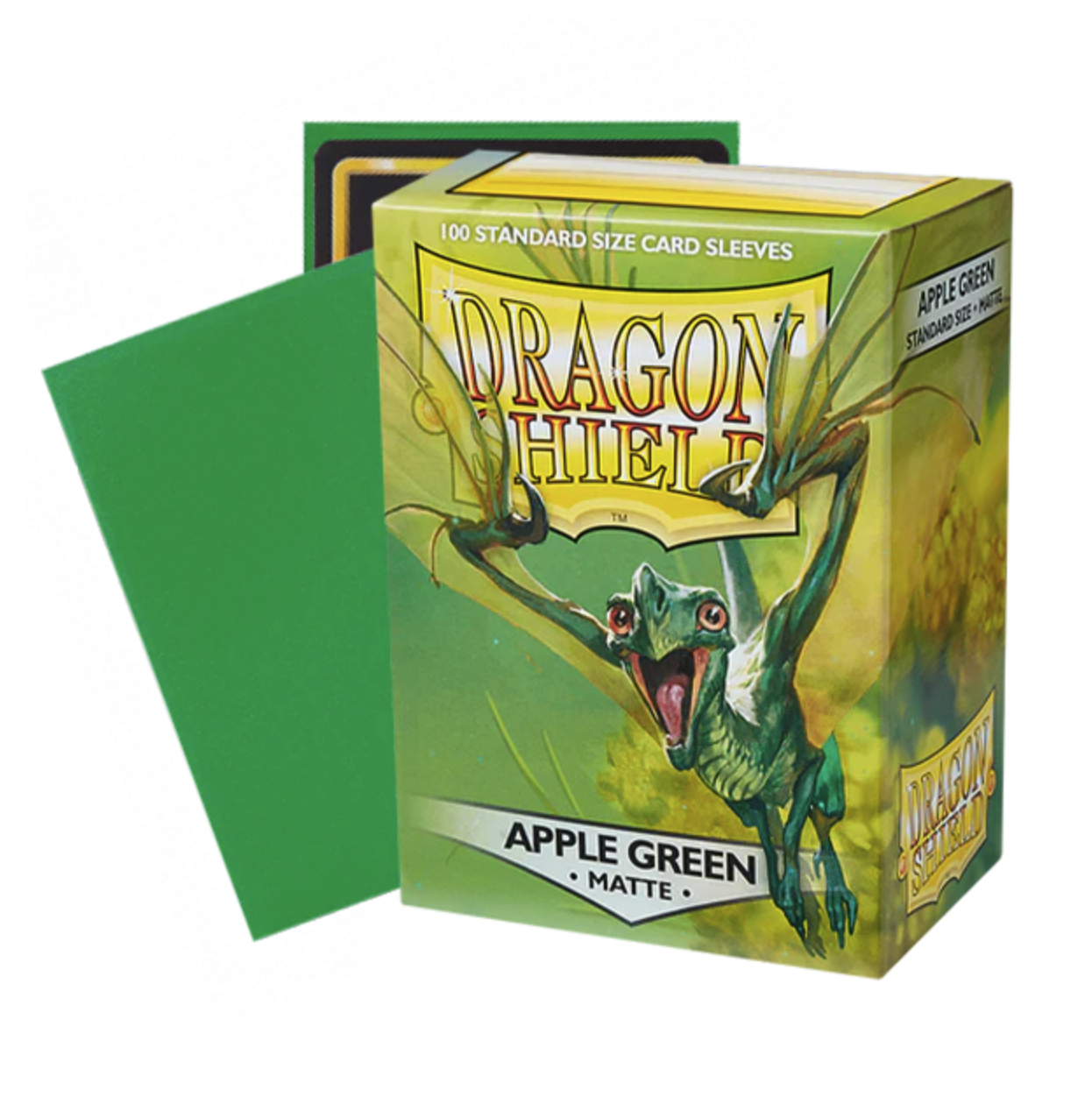Dragon Shield- Game Sleeves Matte Apple Green 100Ct Pack