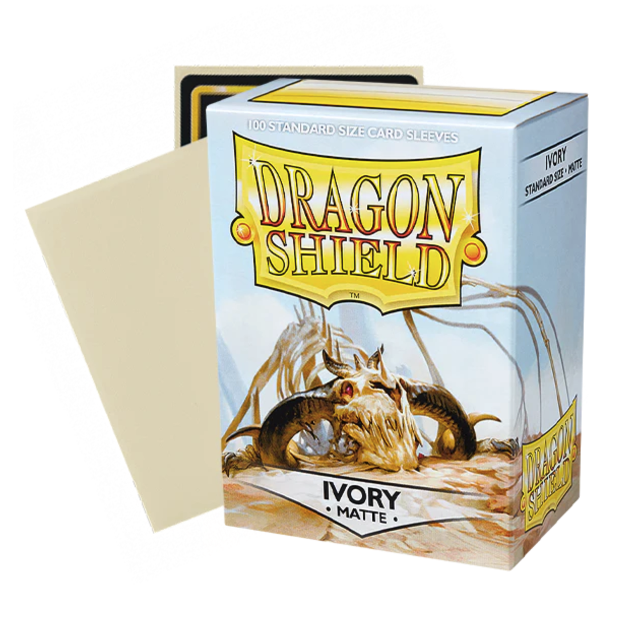 Dragon Shield- Game Sleeves Matte Ivory 100Ct Pack