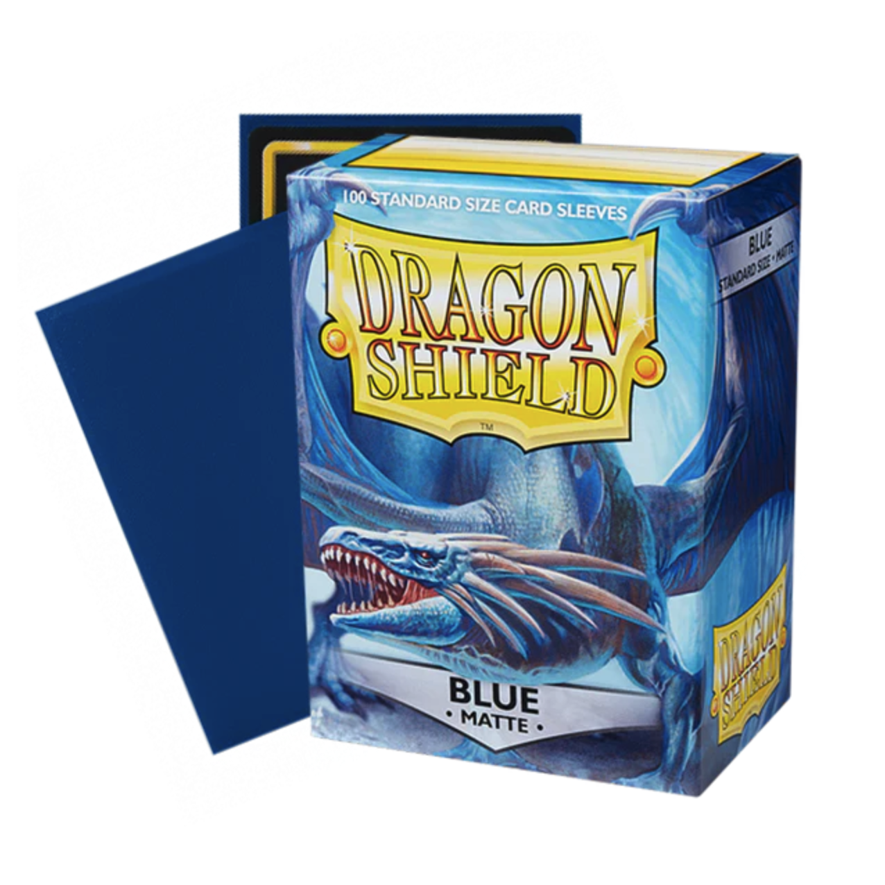 Dragon Shield- Game Sleeves Matte Blue 100Ct Pack