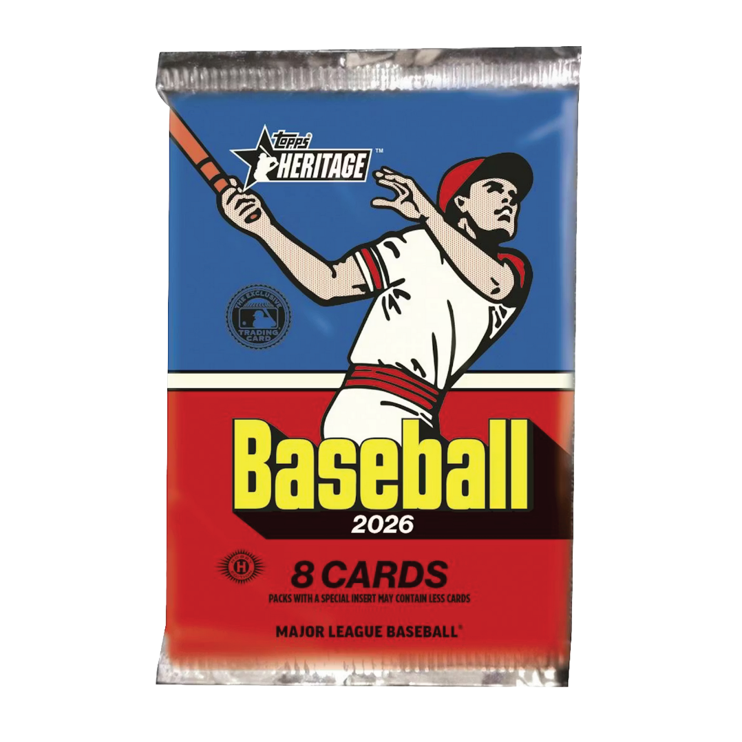 2026 Topps Heritage Baseball Hobby Pack