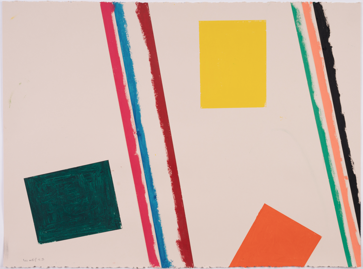 Brian Wall, Drawing in Color 77, 2023, 30” x 22”, oil pigment on Stonehenge paper.
Photo: Pat Mazzera. ©Brian Wall.