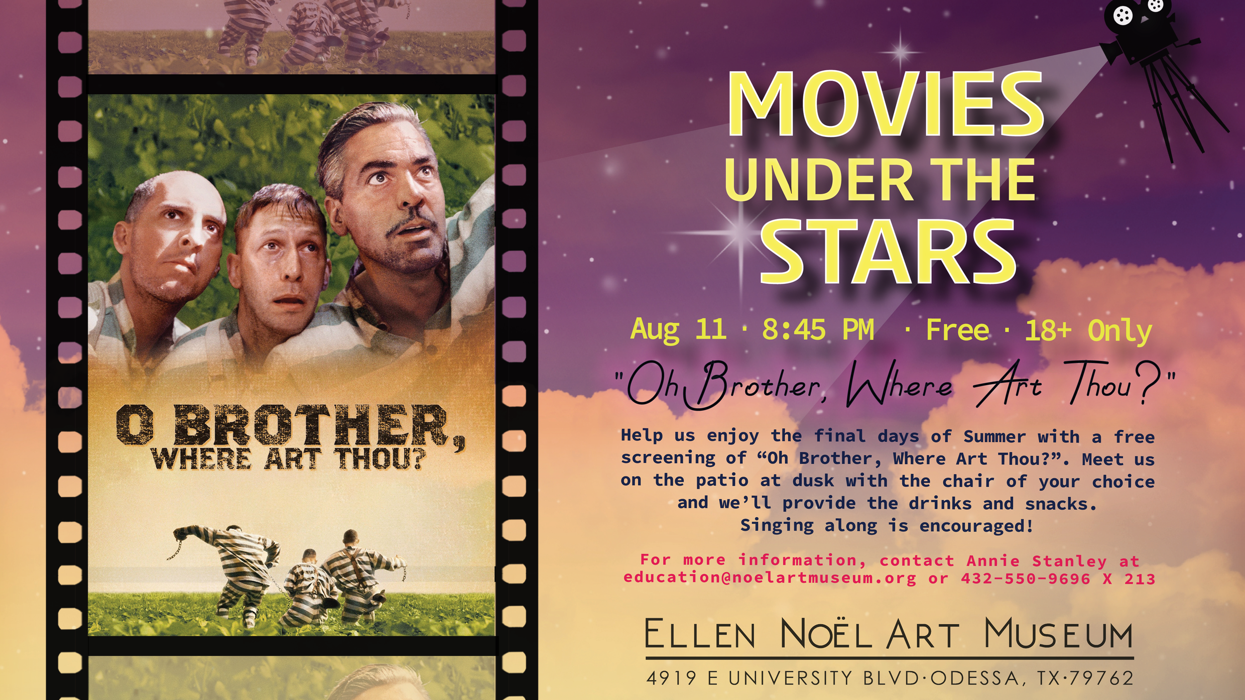 Movie Under the Stars: Oh Brother, Where Art Thou?