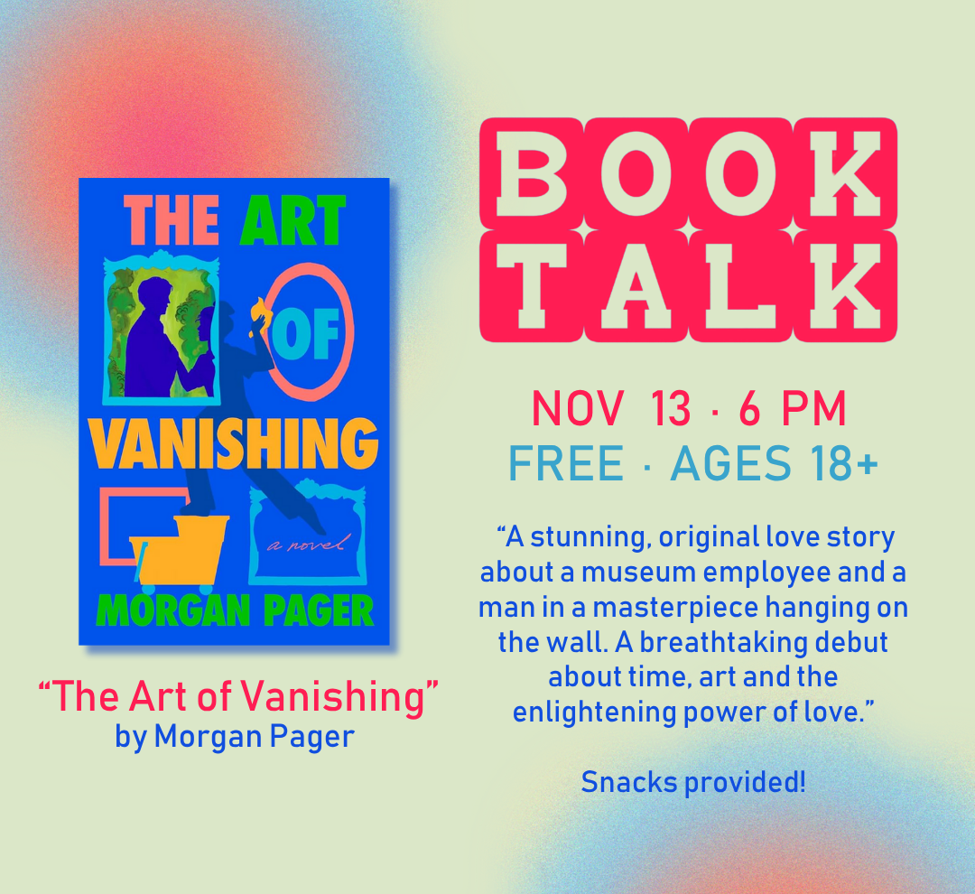 Book Talk: The Art of Vanishing