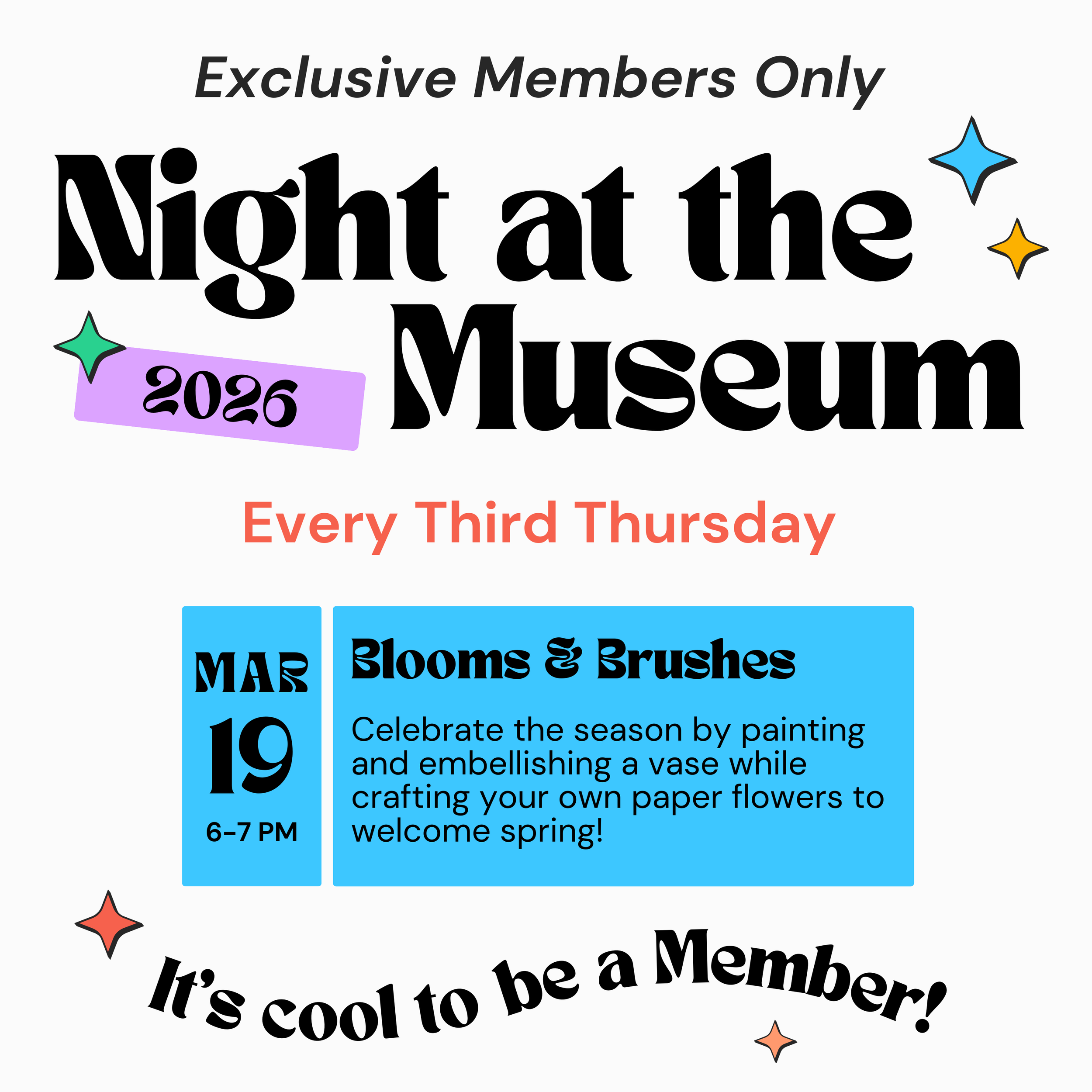 Night at the Museum: Blooms & Brushes