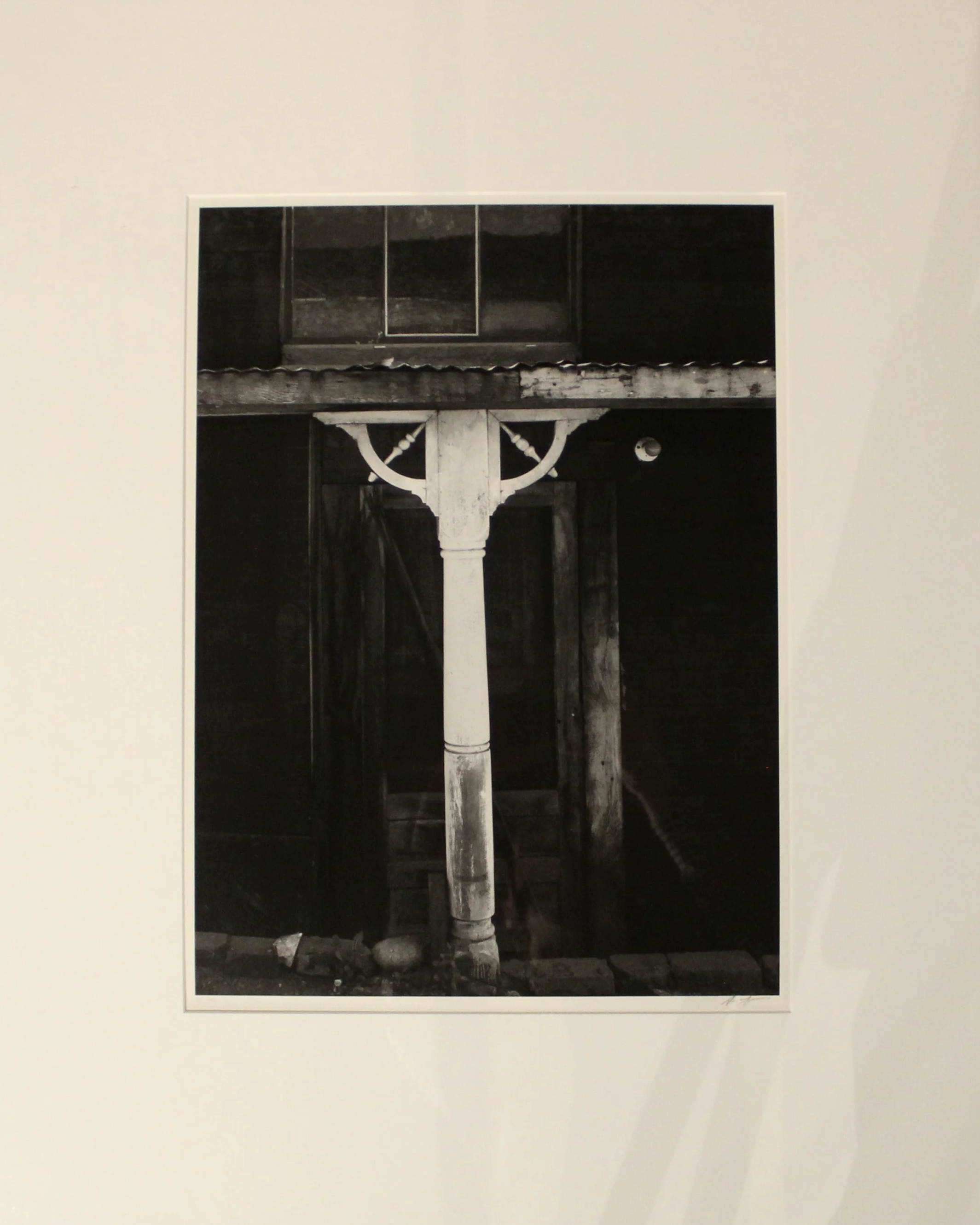 Ansel Adams (American, 1902-1984), "White Post and Spandrel" 1953, Photography, Gift of Peter and Kit Bedford