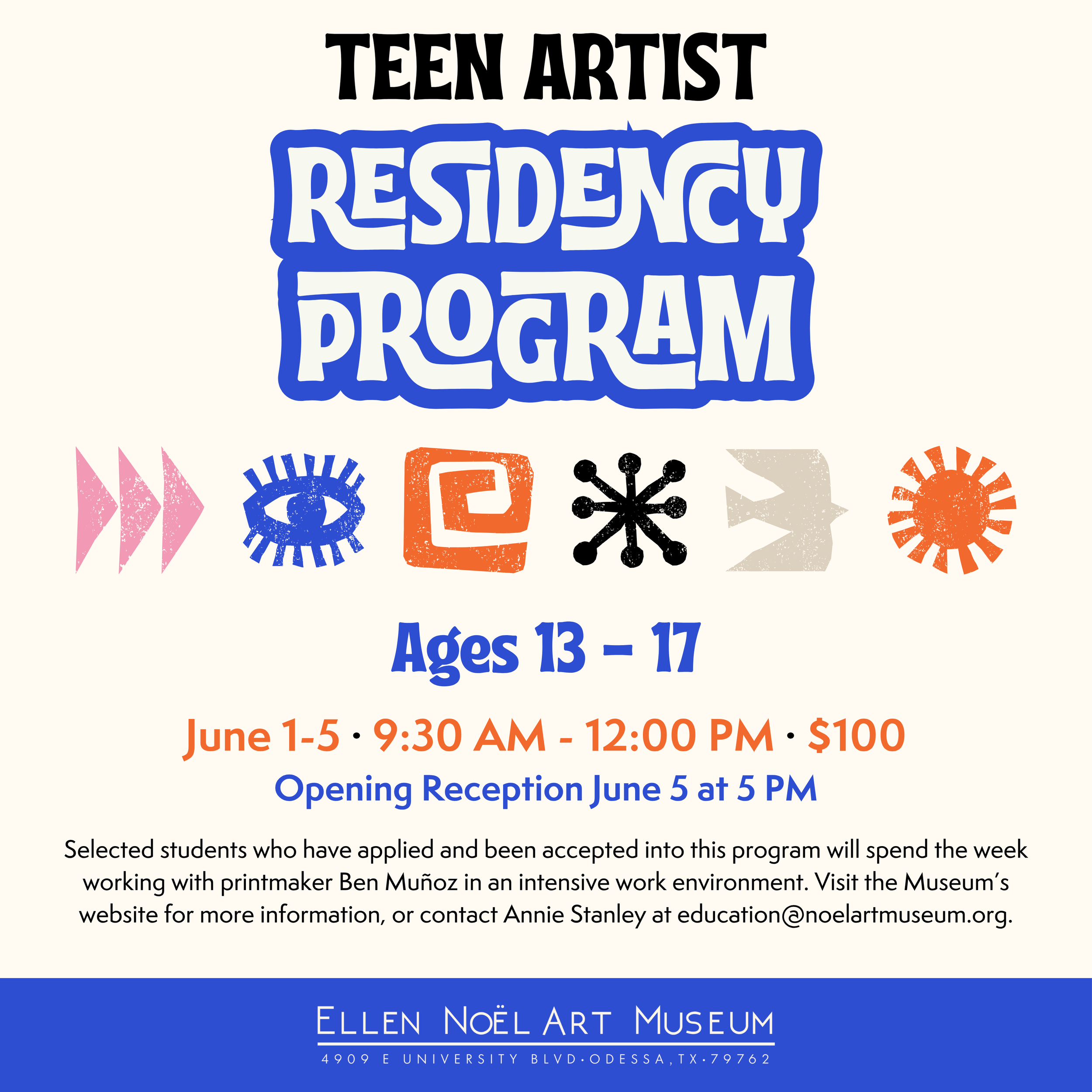 Teen Artist Residency Program (TARP)