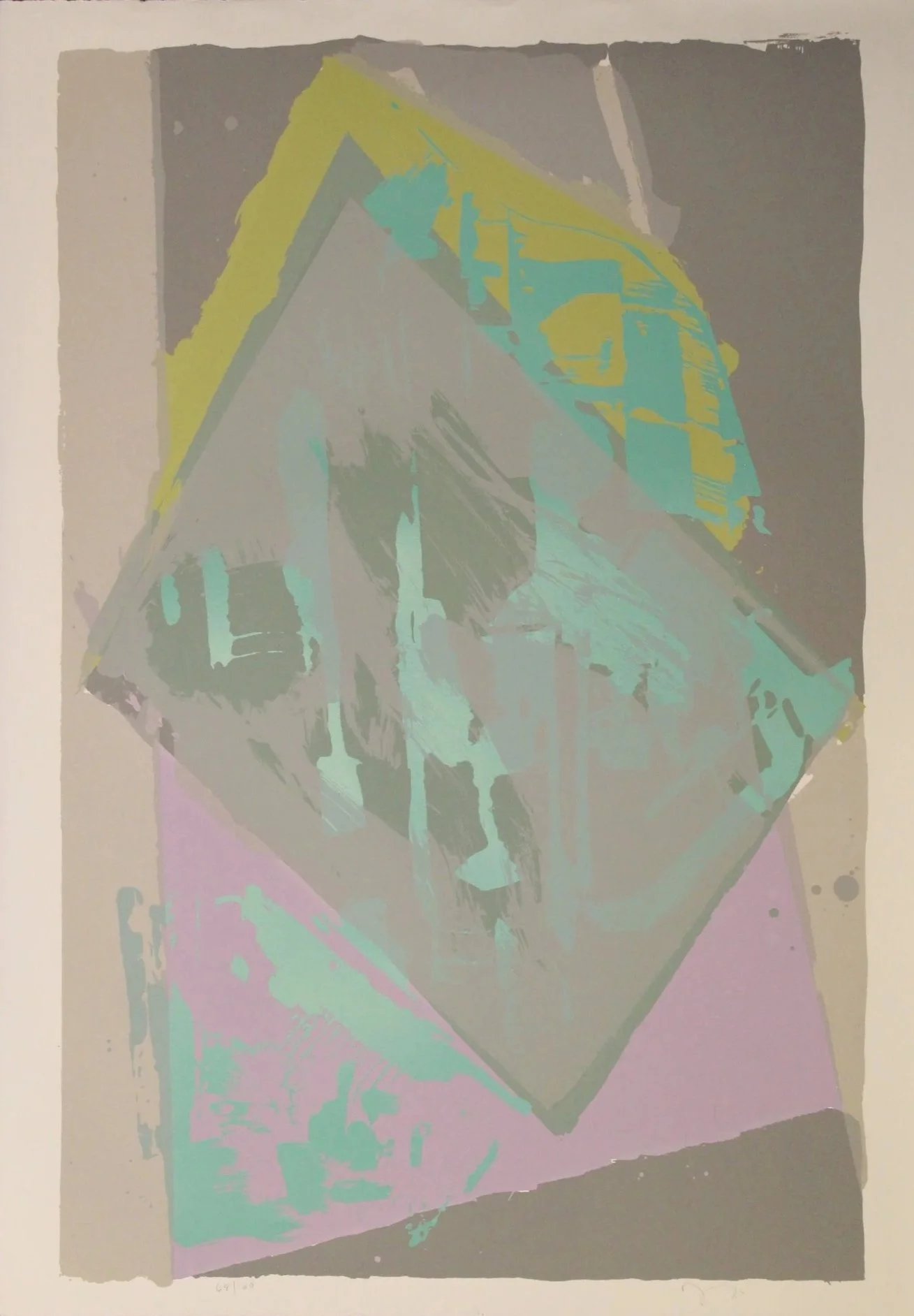 Darryl Hughto (American 1943) “The Winds Cries Mary”, 1979, edition 68 of 160, screenprint on paper, gift of Mike and Linda Tilton, 2018 (42’’ H x 30’’ W) 