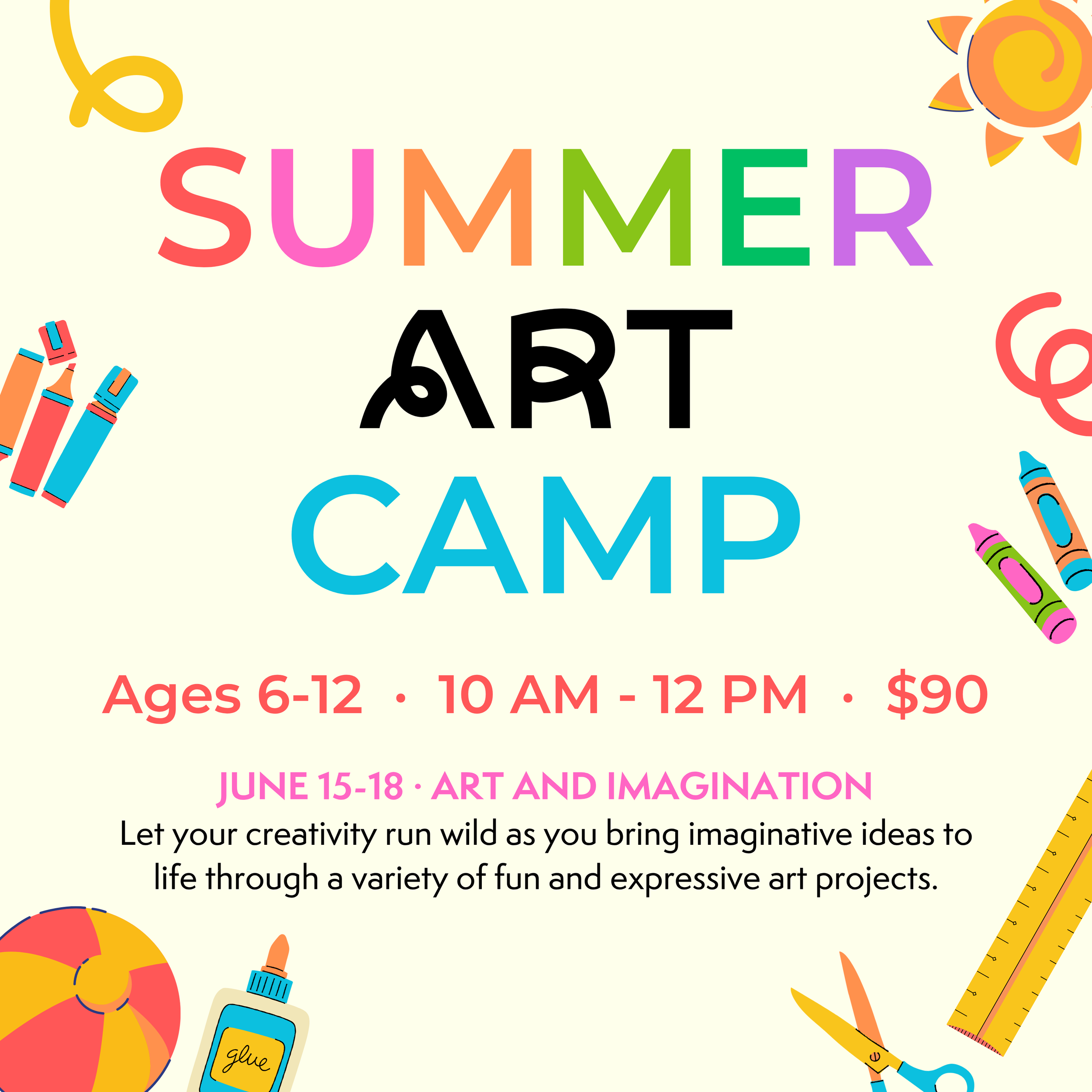 Summer Art Camp · Art &amp; Imagination