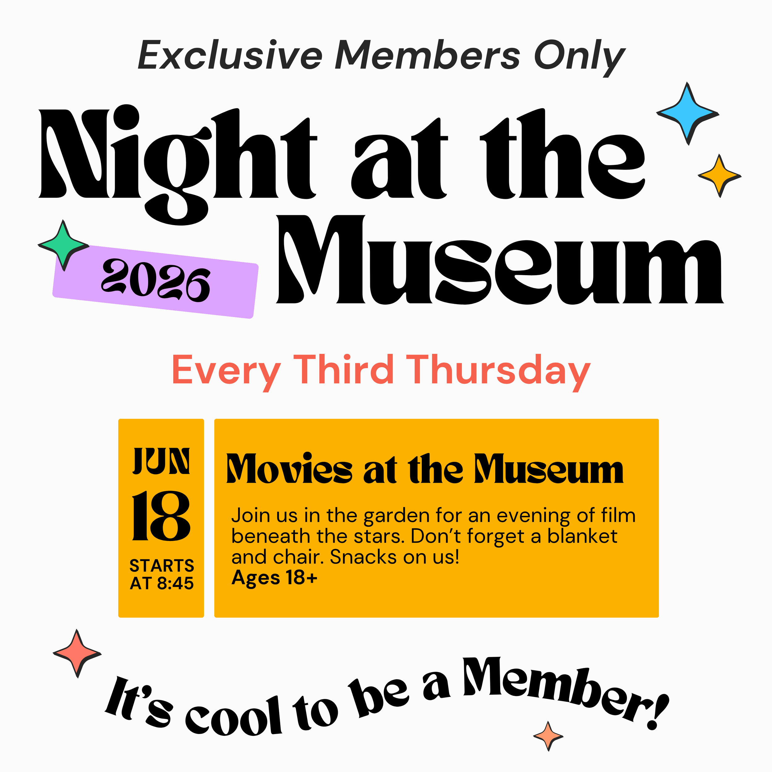 Night at the Museum: Movies at the Museum