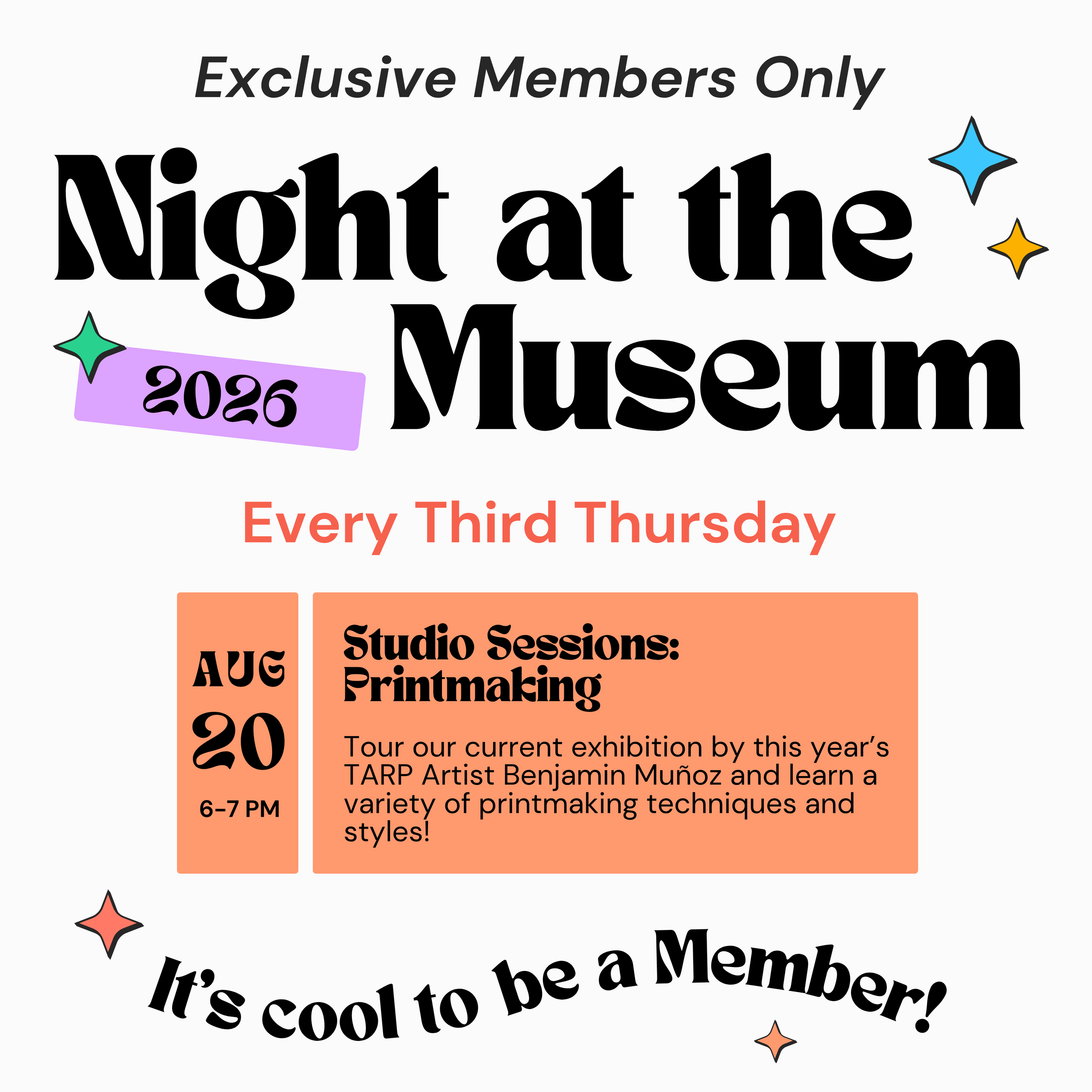 Night at the Museum: Studio Sessions: Printmaking
