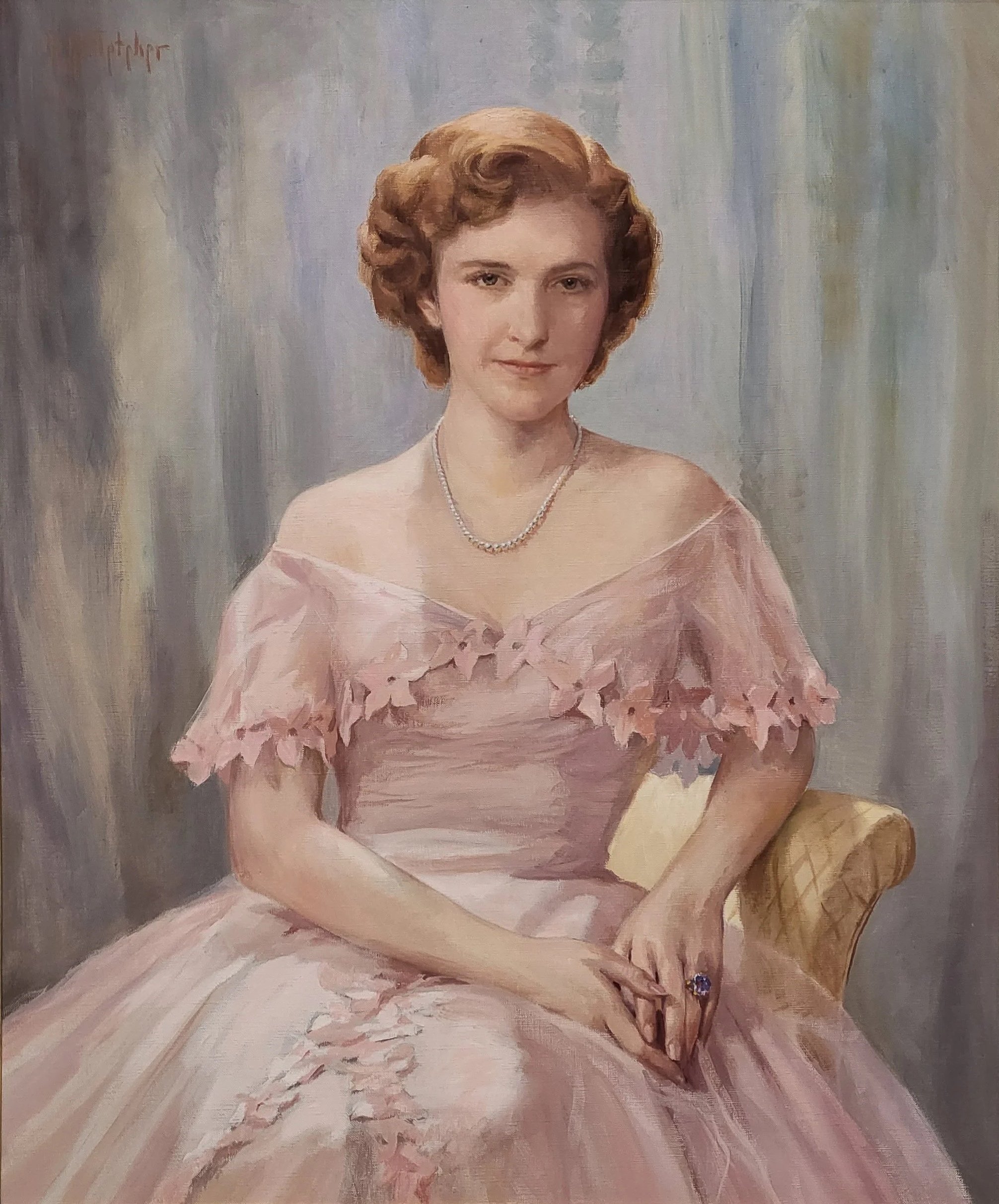 Richmond Fletcher (American 1885-1965) “Betty Moss Dean”, 1948, oil on canvas, gift of the estate of Betty Moss Dean on behalf of her children, 2022 (need size) 