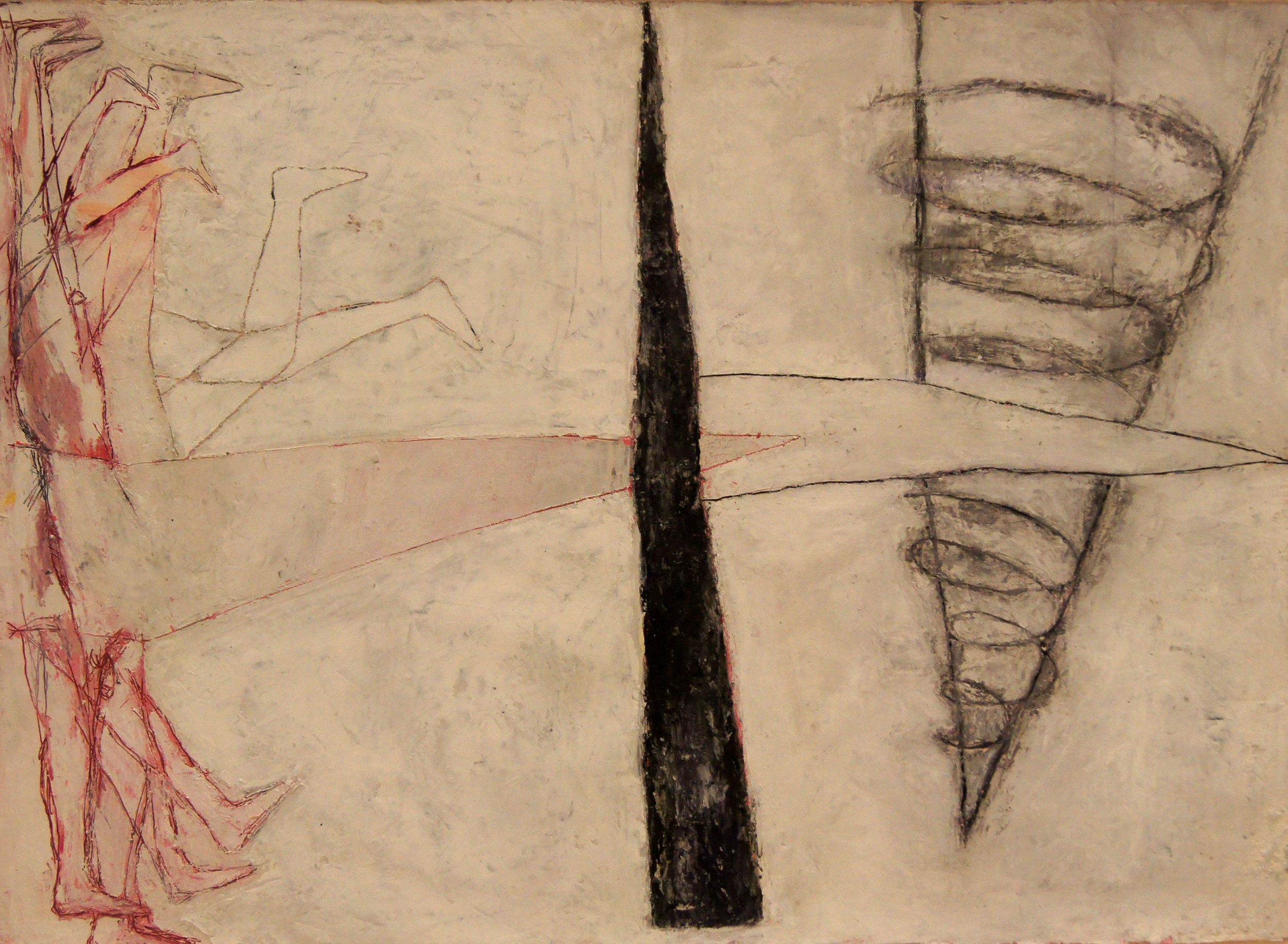 Brent Rumage (American) “untitled (#2 White)”, 1984 enamel and wax on paper, gift of the Museum of Fine Art, Houston, The Broida Collection, 2008 (22’’ H x 30’’ W) 