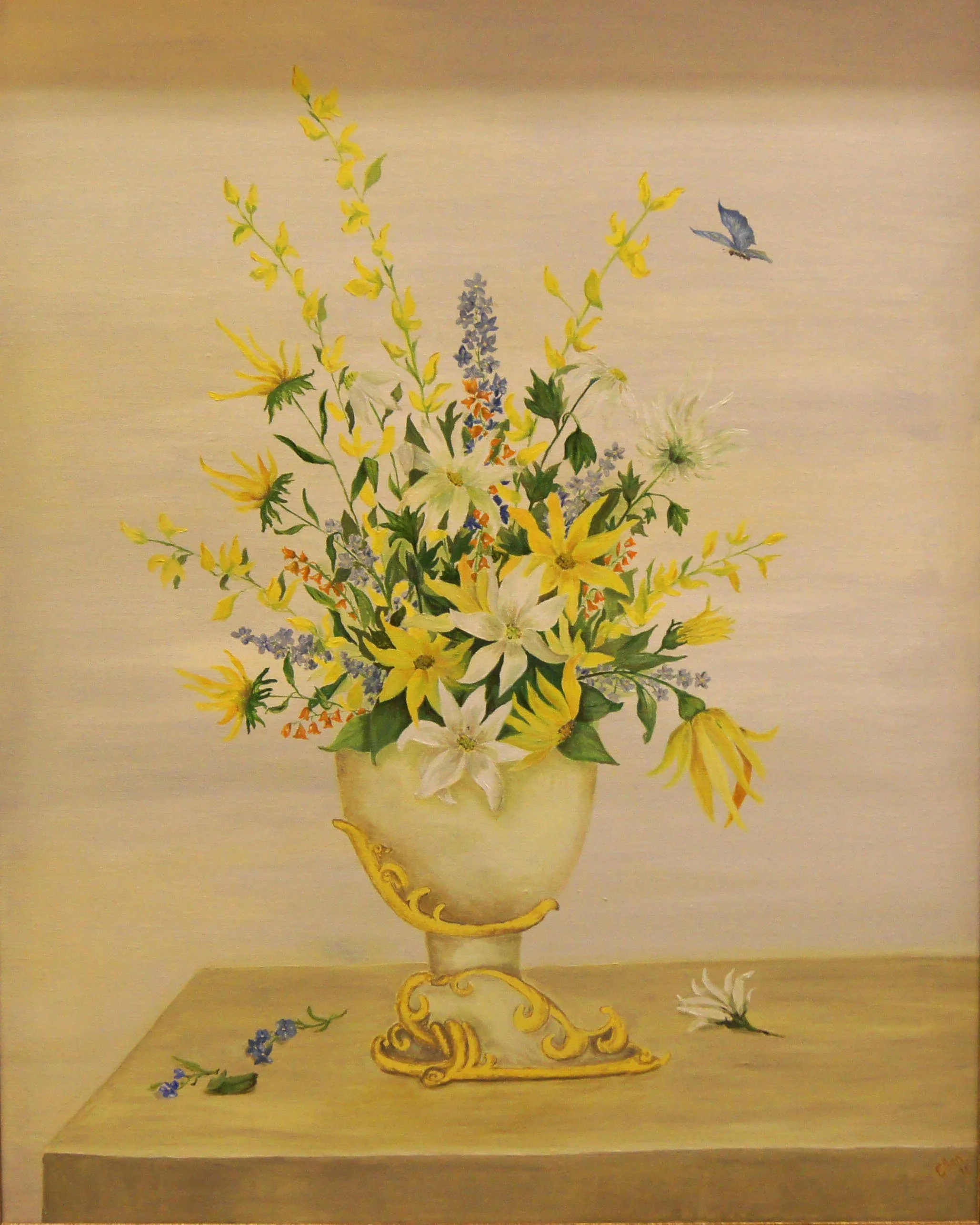 Ellen Witwer Noël (American 1937-2008) “untitled”, 1972, acrylic on canvas, gift in honor of Ellen Witwer Noël, 2009 (30’’ H x 24’’ W) 