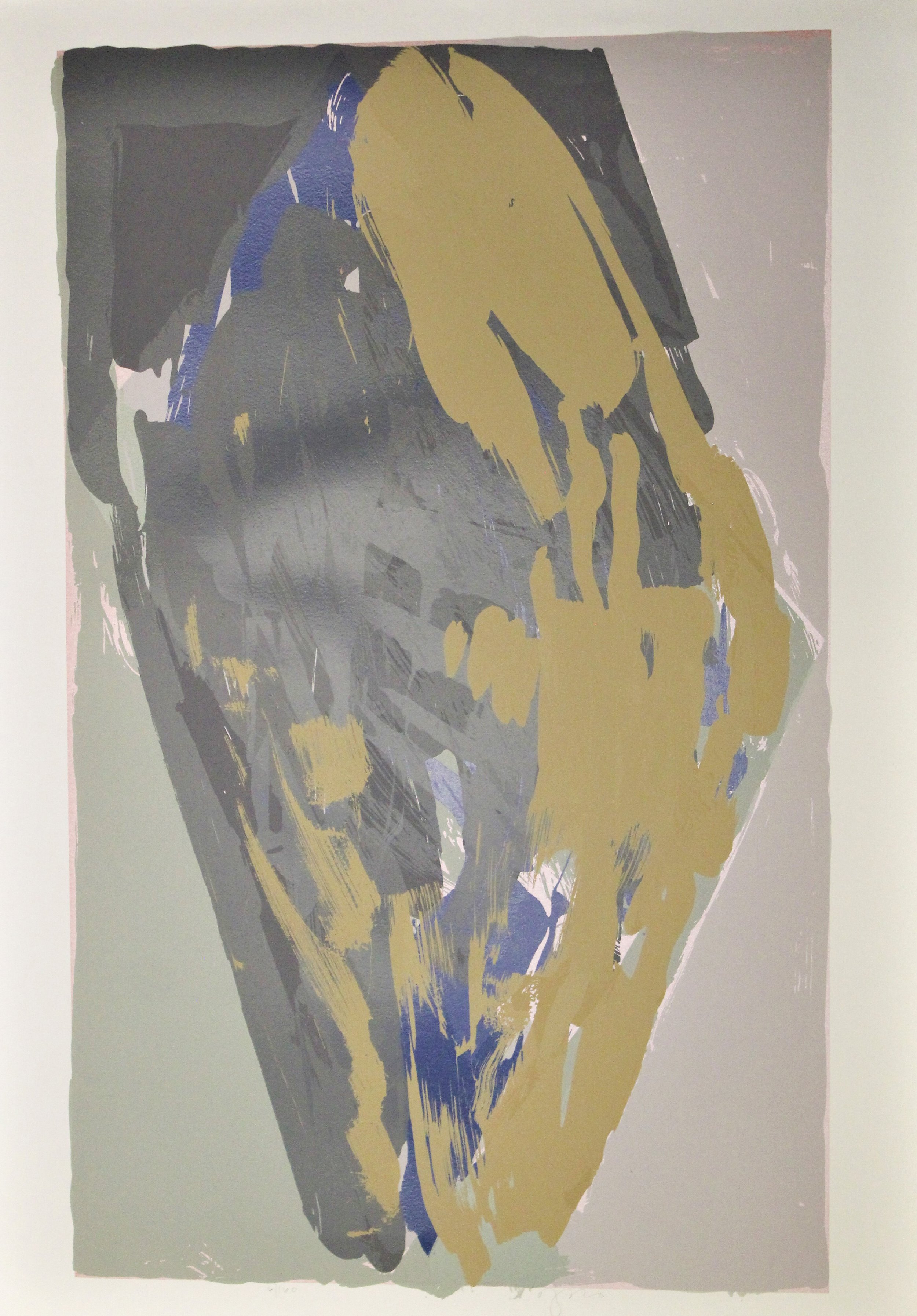 Darryl Hughto (American 1943) “Erie”, 1980, edition 6 of 160, screenprint on paper, gift of Mike and Linda Tilton, 2018 (42’’ H x 30’’ W) 