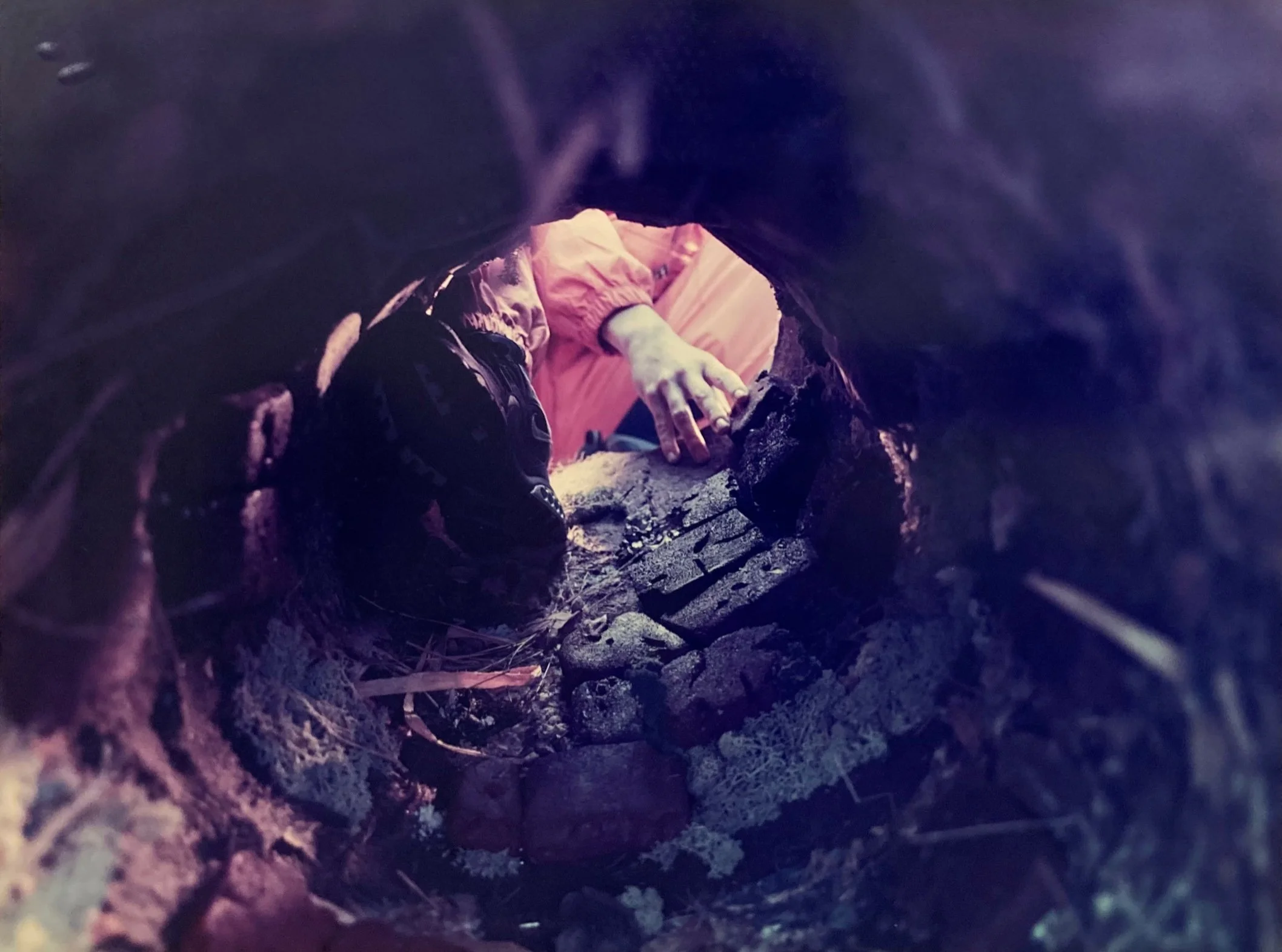 Deborah Mesa-Pelly (Cuban/American 1968) “Well”, 1999, chromogenic print on aluminum, gift of John Friedman, 2024 (29 ½’’ H 39’’ W) 