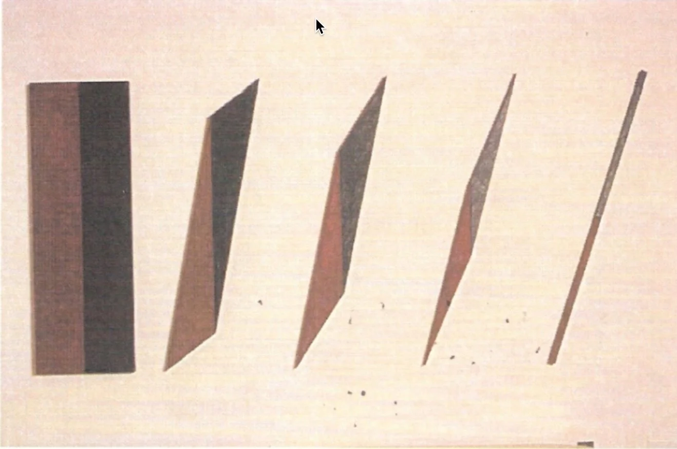 Gregory Mahoney (American 1955) “Axis Eclipse #3)”, 1988, treated and rusting metal, gift of Museum of Fine Art, Houston, The Broida Collection, 2008 (36’’ H x 36’’ W each) 
