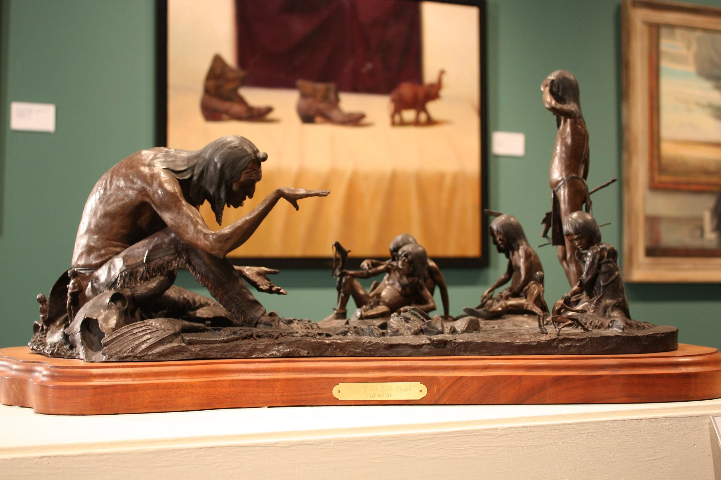 Dave McGary (American 1958-2013) “Story of the Little People”, 1983, bronze, gift in honor of Charles B. (Bud) Owen, 1986 
