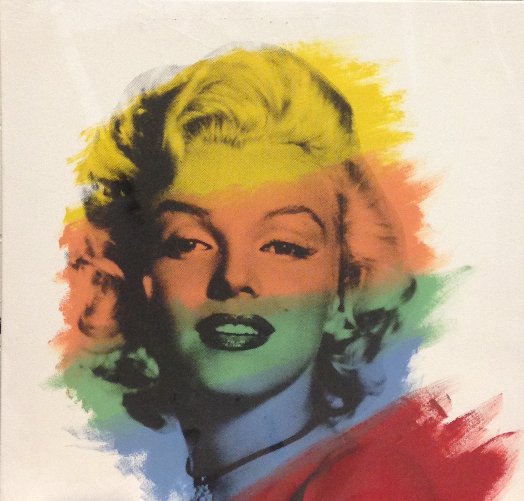 Steve Kaufman (American 1960-2010) “Marilyn Monroe”, ca. 1995, screenprint with oil paint on canvas, gift in memory of Nadine Pinero by Mike and Linda Tilton, 2016 (24’’ H x 24’’ W) 