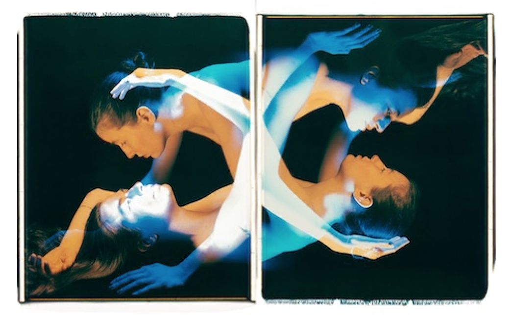 Natalie White (American 1988) “Over the Moon, Under the Stars”, 2014, giant polaroid on paper, gift of Maurice Marciano, 2025 (34’’ H x 44’’ W) 
