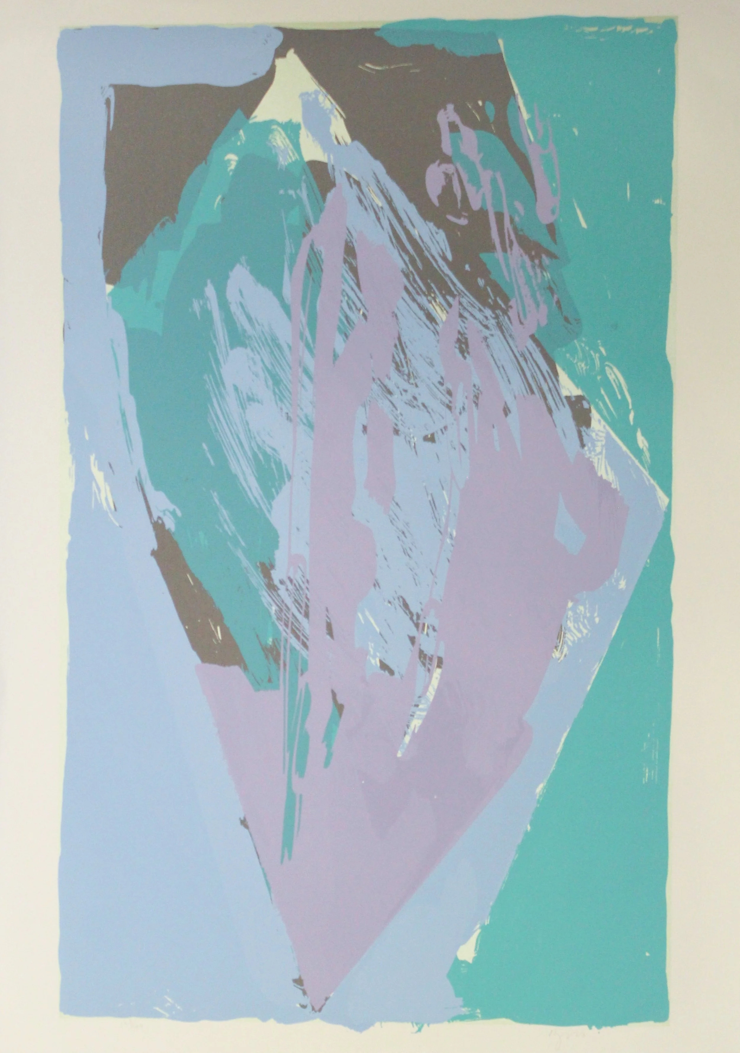 Darryl Hughto (American 1943) “Ontario”, 1980, edition 13 of 160, screenprint on paper, gift of Mike and Linda Tilton, 2018 (42’’ H x 30’’ W) 