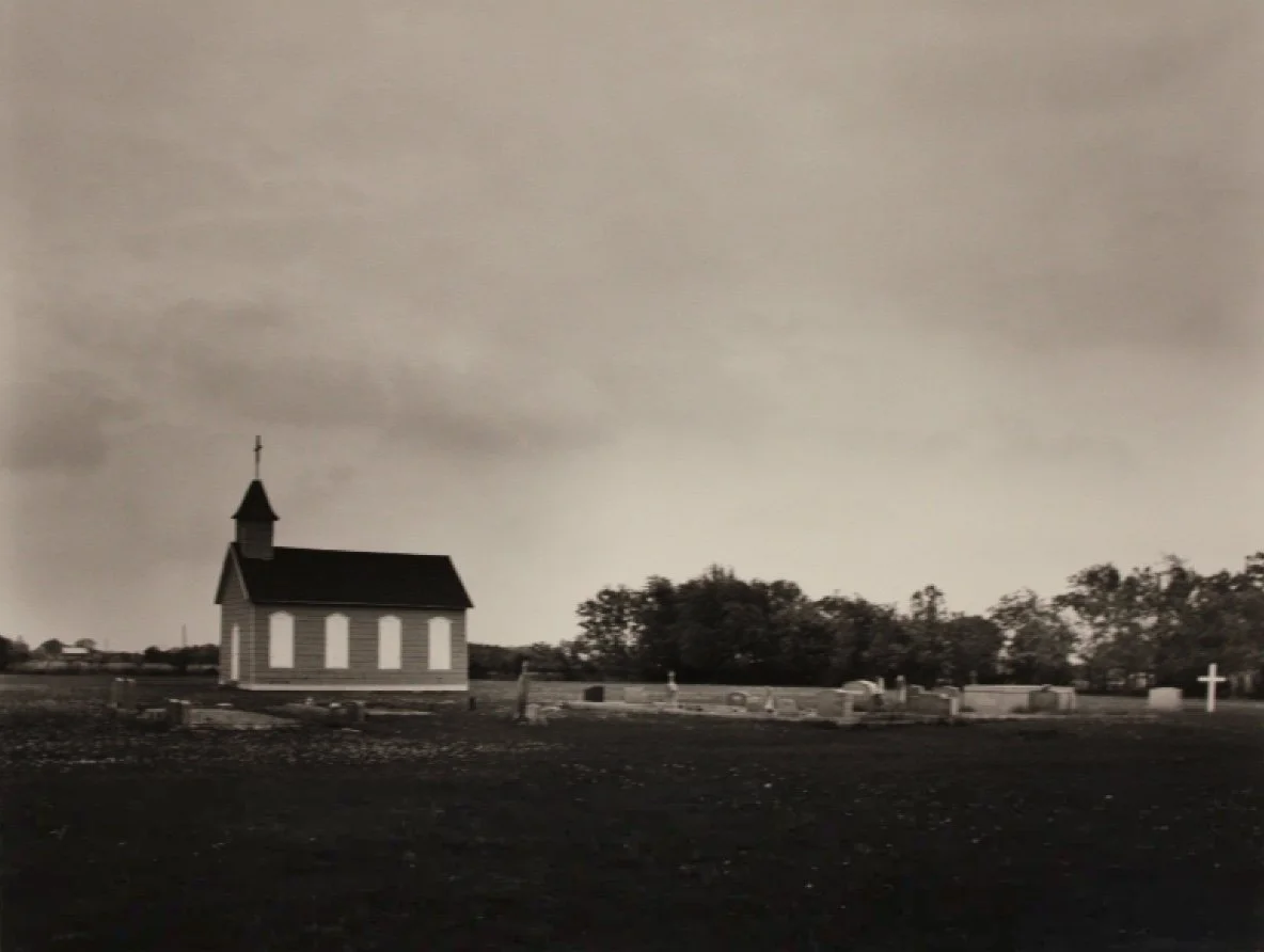 Ned Bosnick (American 1937-2011) “Wadsworth, TX”, 1984-85, toned selenium photograph on paper, gift of the artist, 2009 (6 ¾’’ H x 9’’ W)