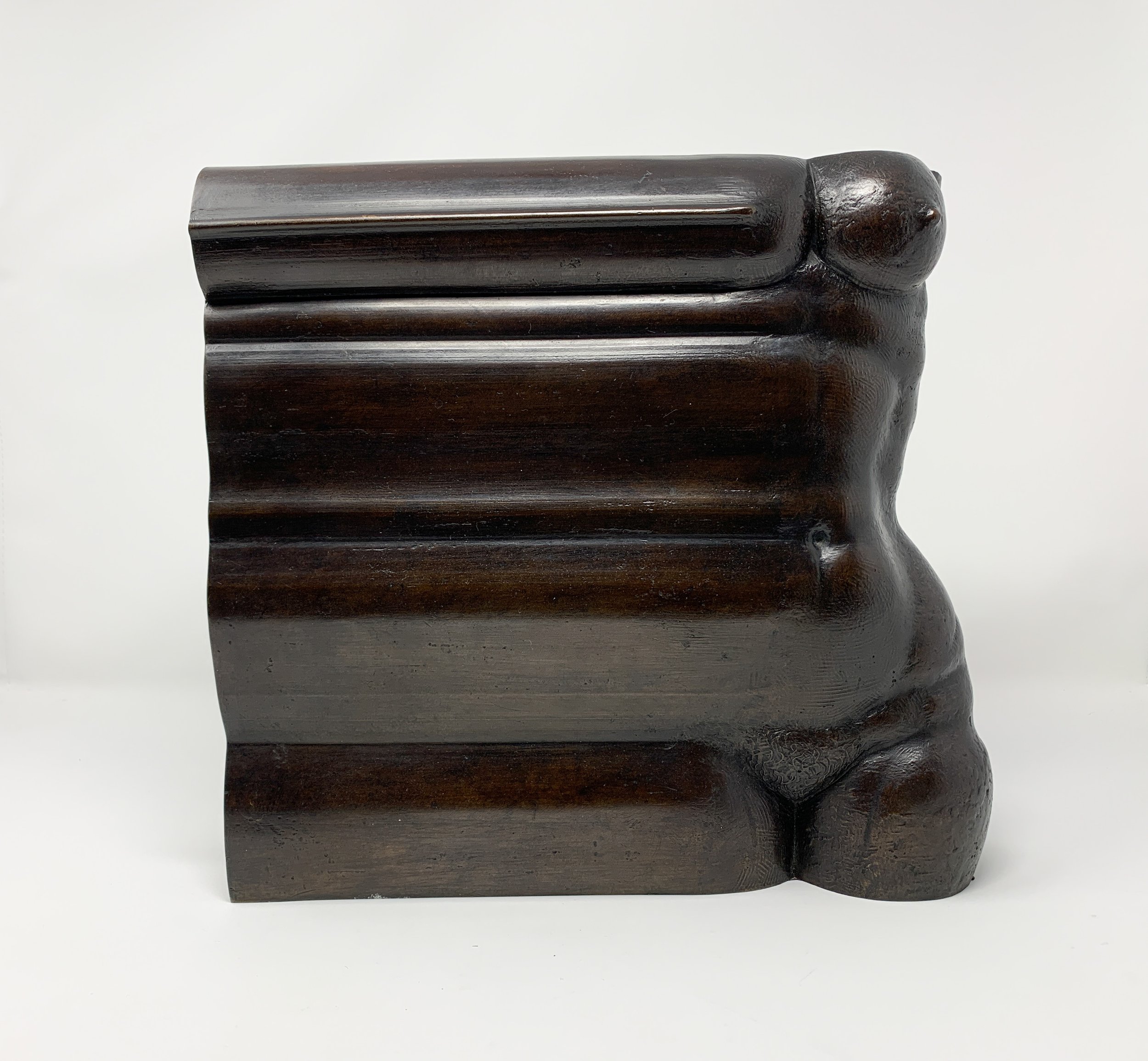 Josep Maria Subirachs (Spanish 1927-2014) “Nausicaa”, 1982, bronze, gift of Jeff Parker, 1998 (11’’ H x 12’’ W x 3 ¾’’ D)