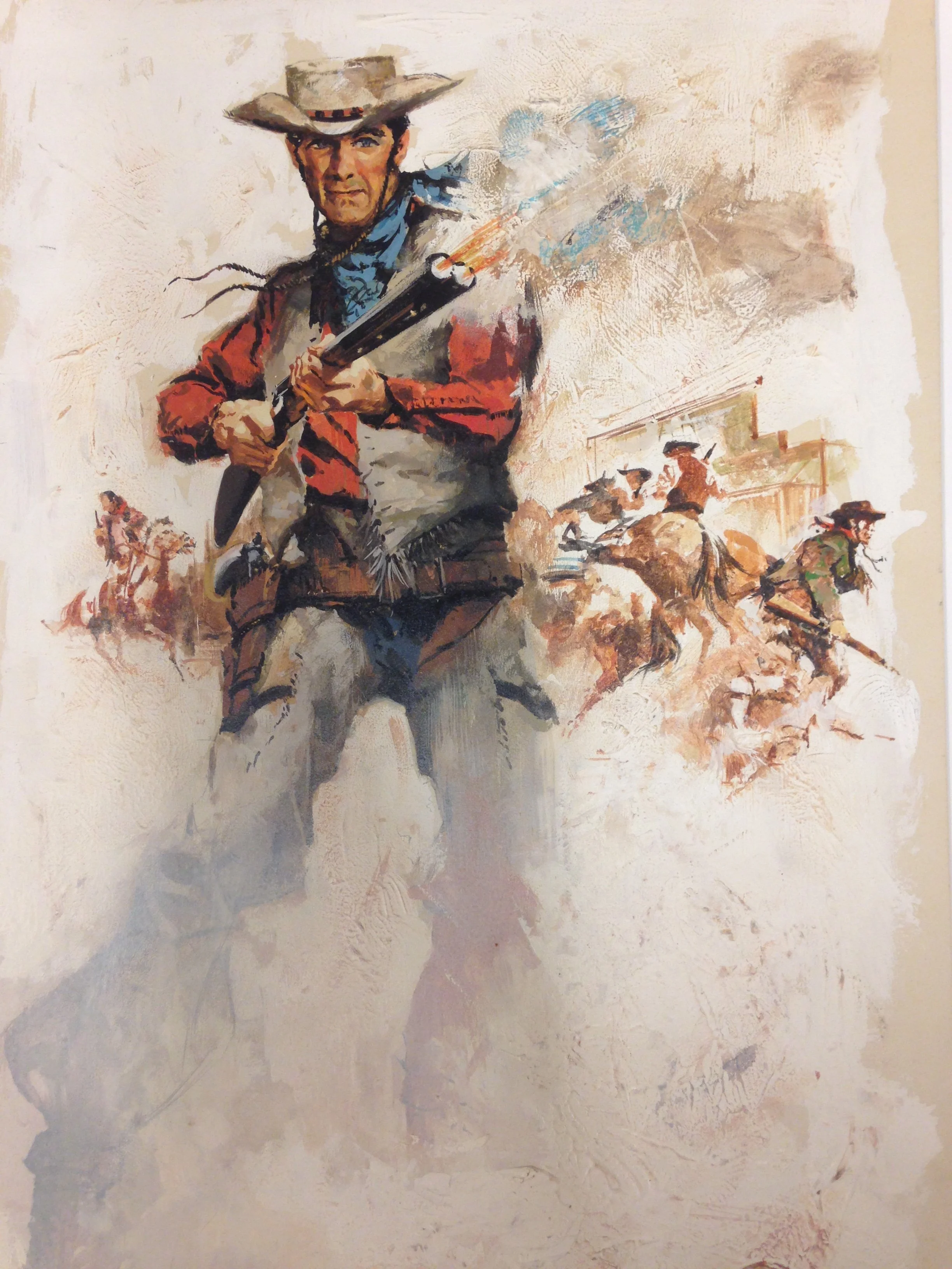 Carl Hantman (American 1933) “Honyocker”, 1960, oil on board, gift of Mike and Linda Tilton, 2015 (17’’ H x 10 ¾’’ W)