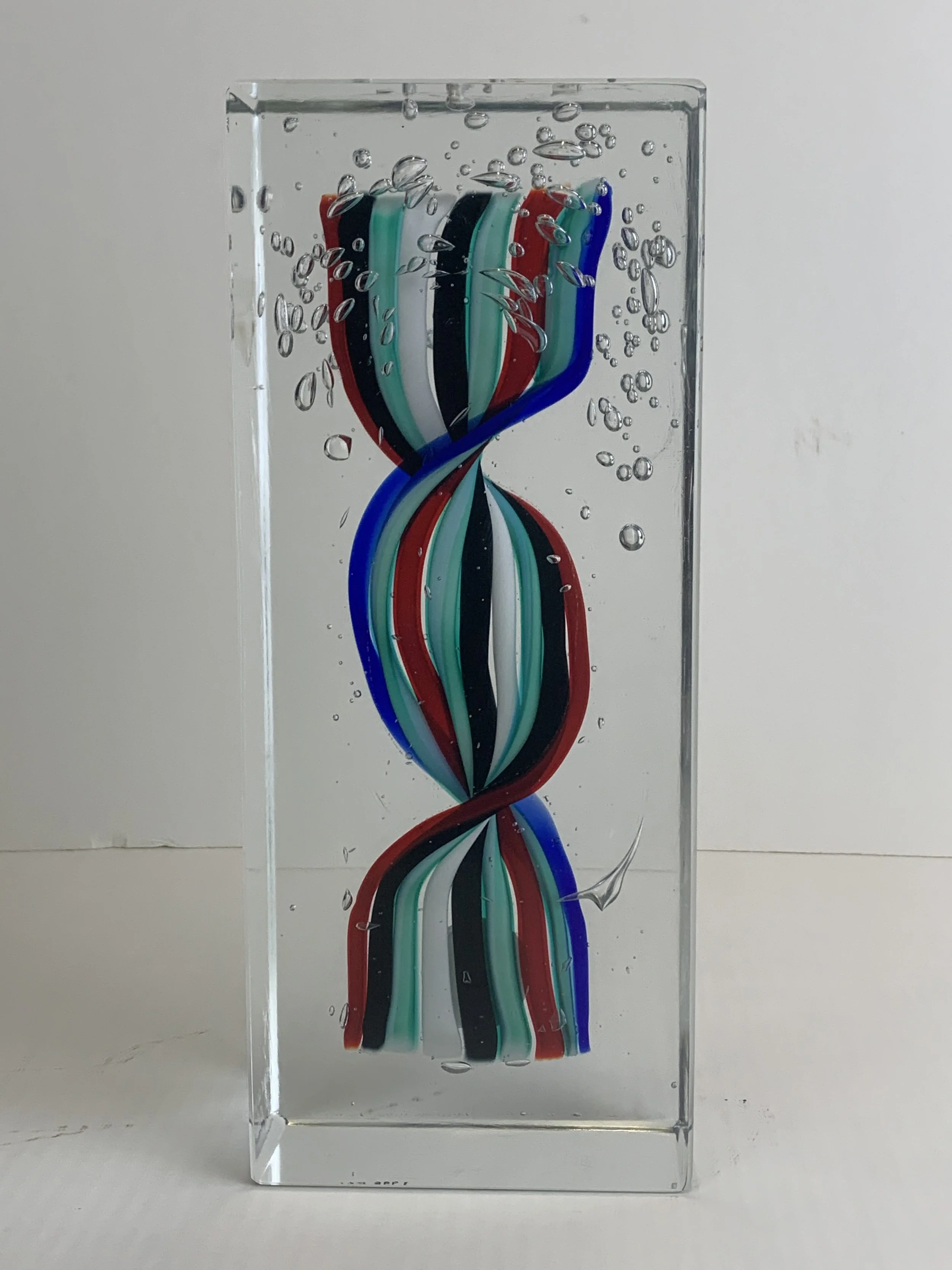 Robert Wilson (American 1912-2000) “Lost Idea”, ca 1980, Murano glass, museum purchase, 1998 (12’’ H x 3’’ W x 5’’ D) 