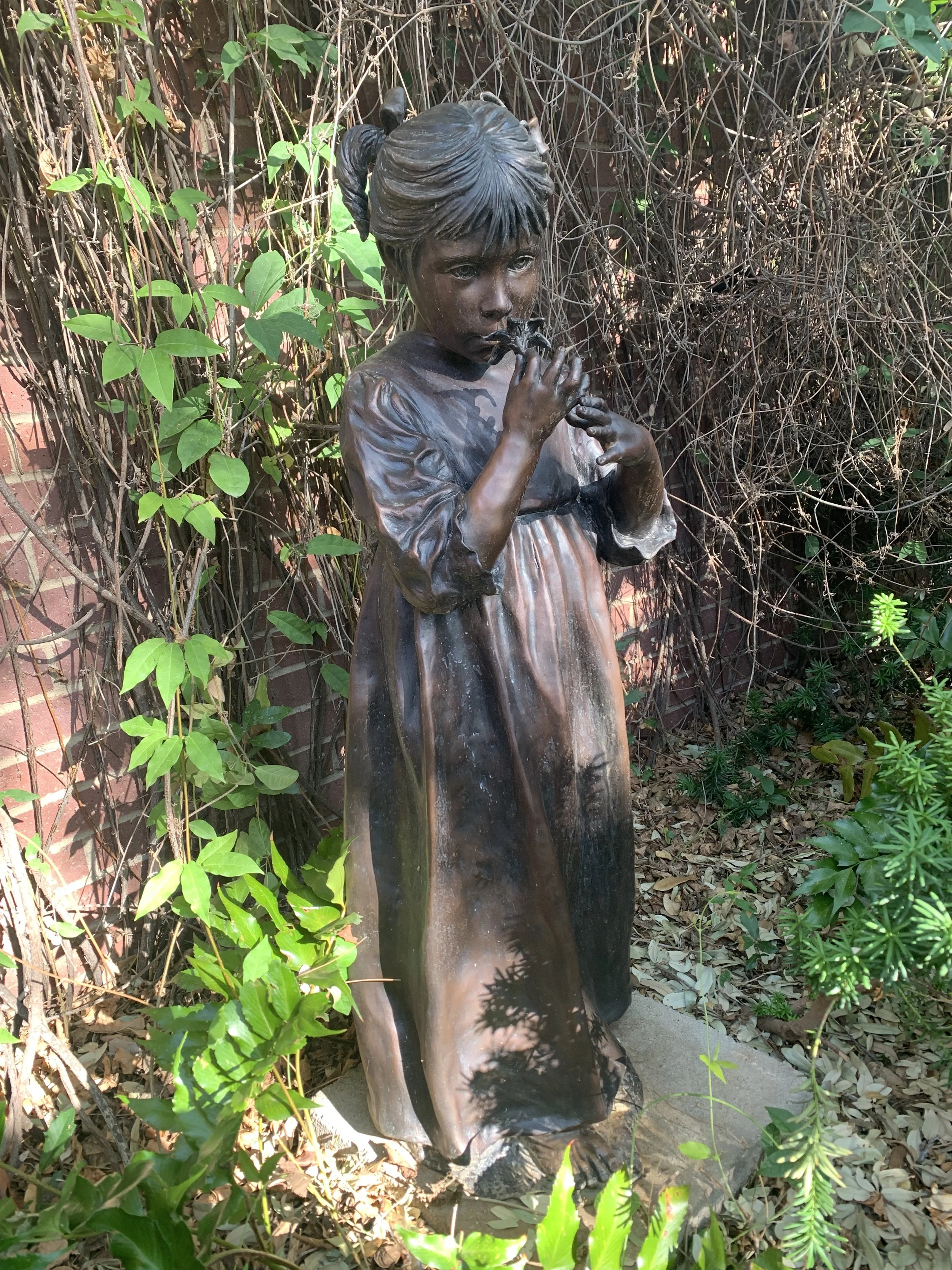 Jo Saylors (American 1932-2018) “Little Sister”, 1990, edition 9 of 19, bronze, gift in memory of Ellen Witwer Noël, 2009 (39’’ H x 15 D’’) 