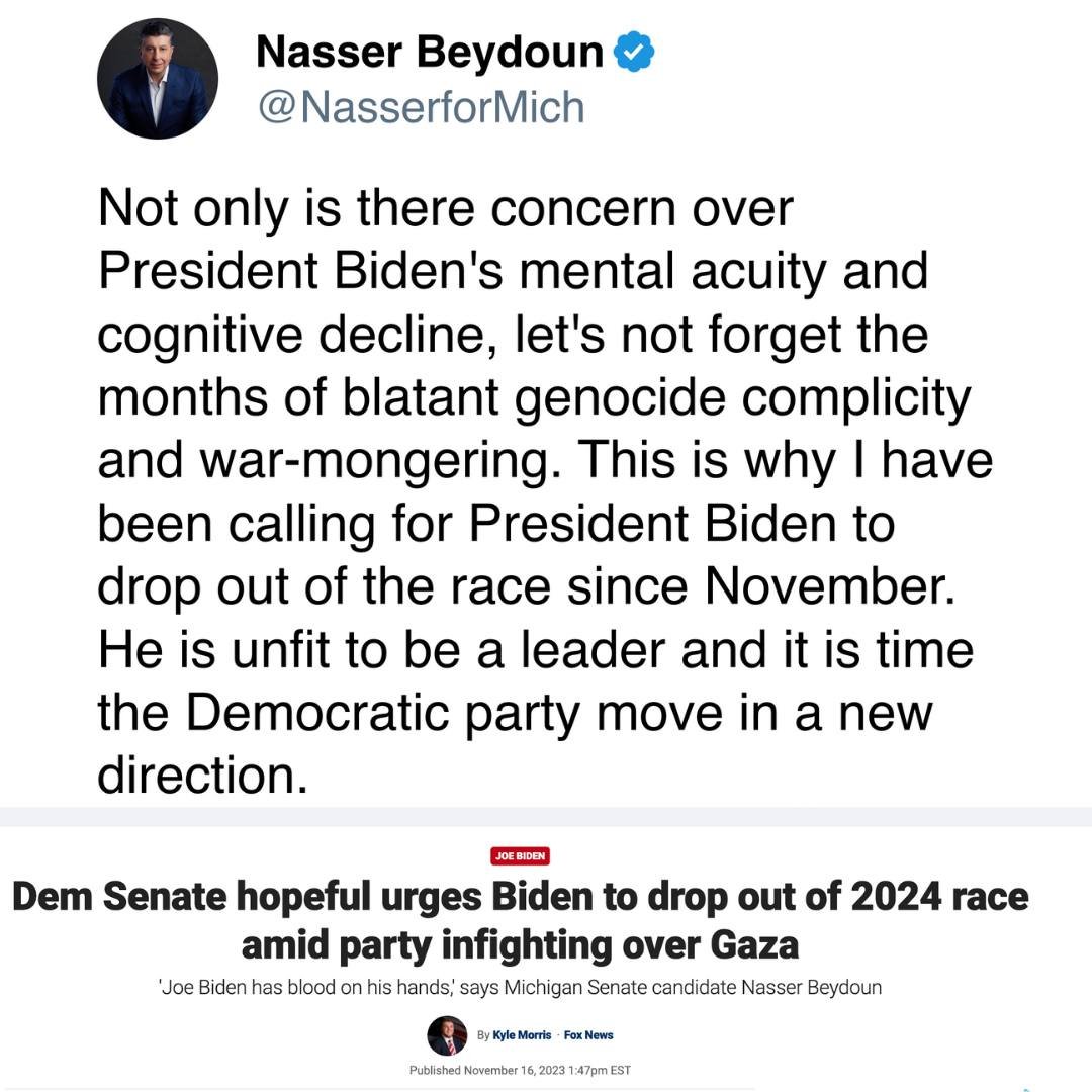 It is past time for us to move in a new direction. Democrats deserve new leadership that embraces progressive values and truly represents its constituents.