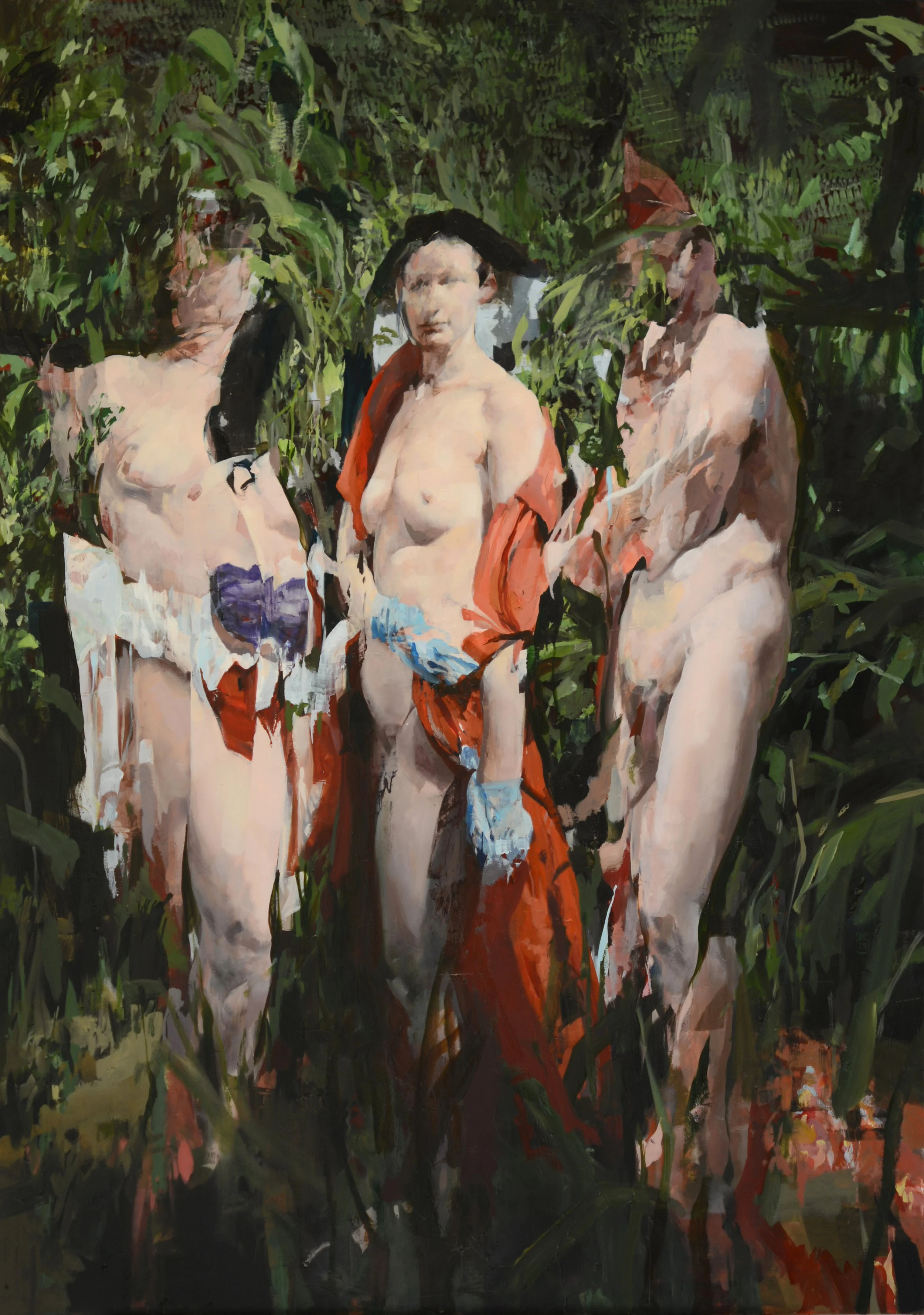 Field Trip, 60"x42"		oil on wood 