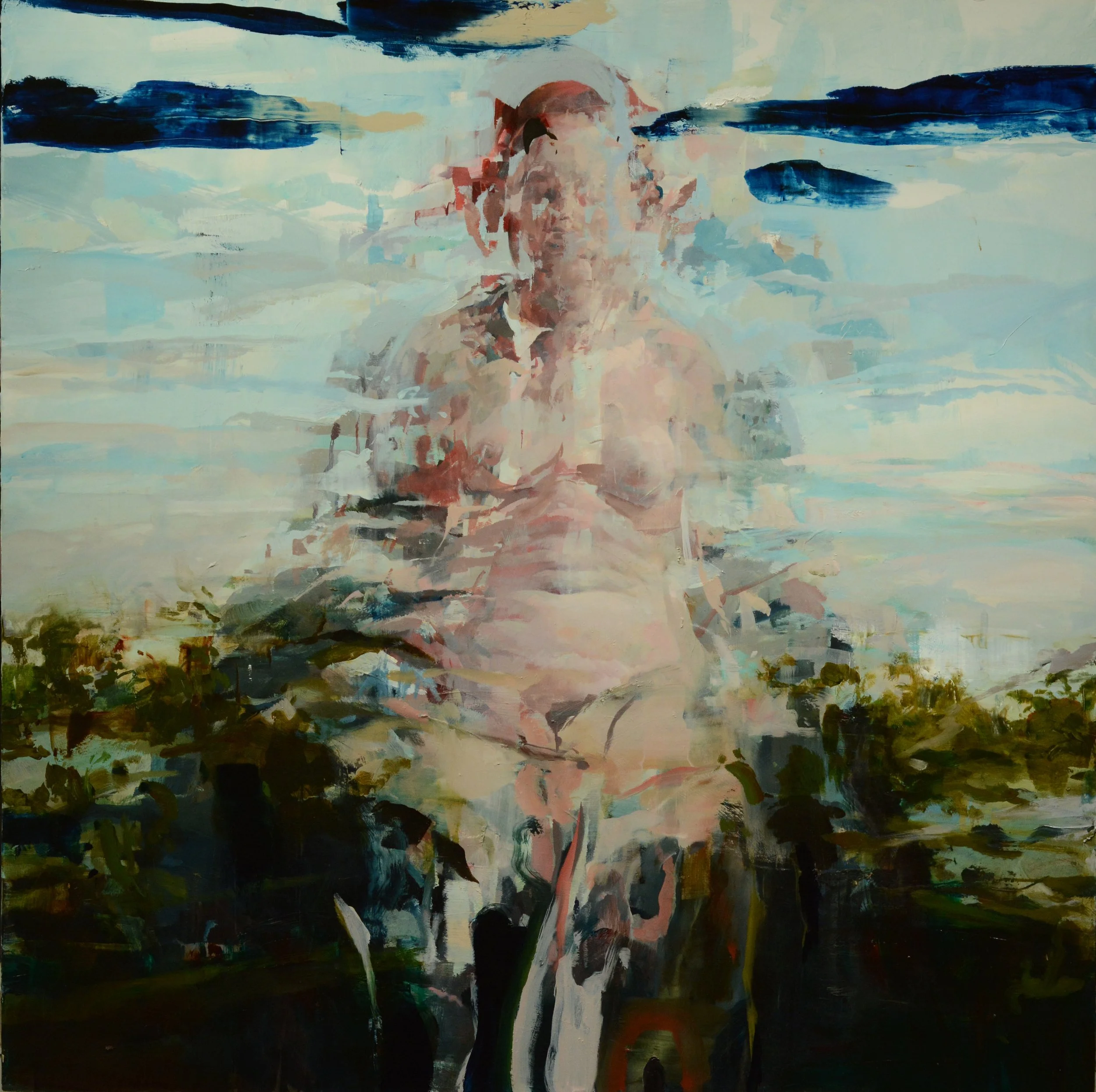Concordia,  
36 x 36 inches, oil on wood
