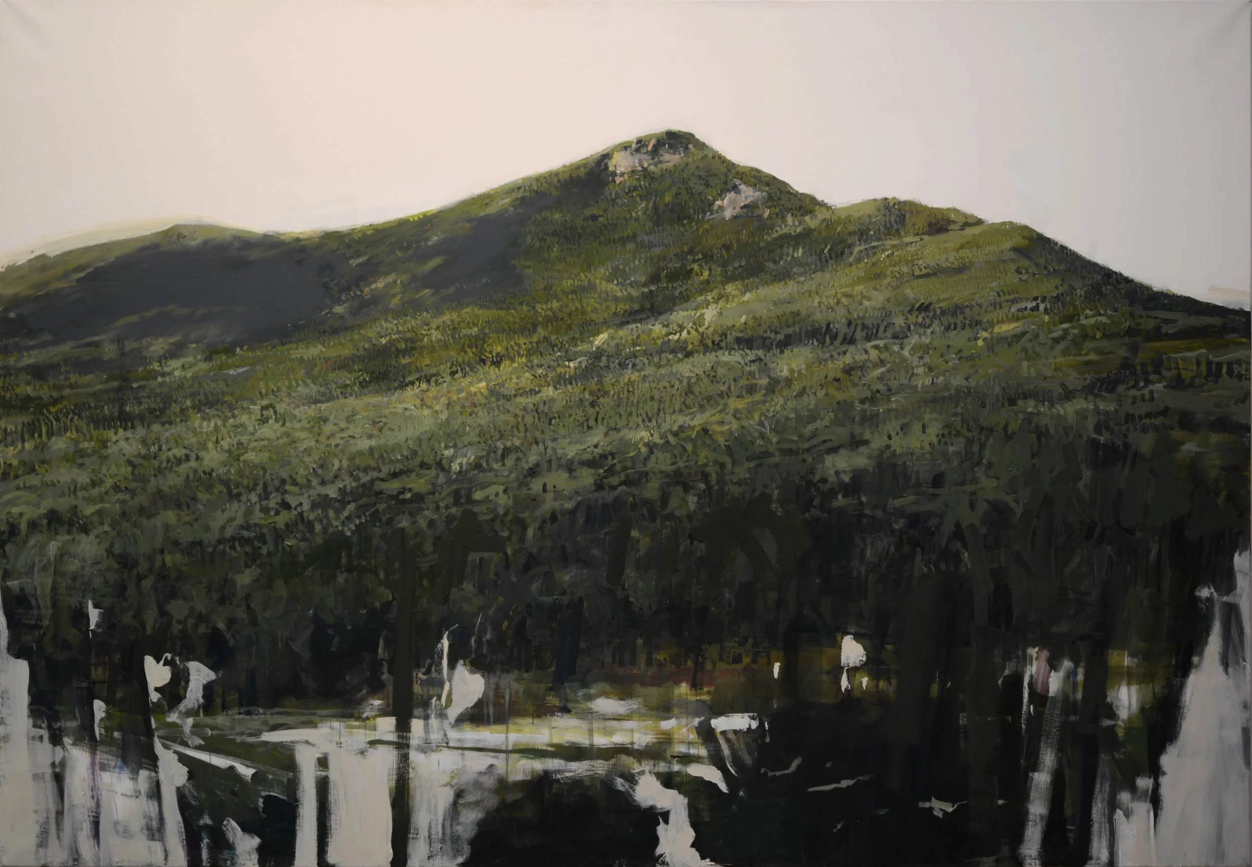 Mt. Whiteface in Summer, 58"x84", oil on linen