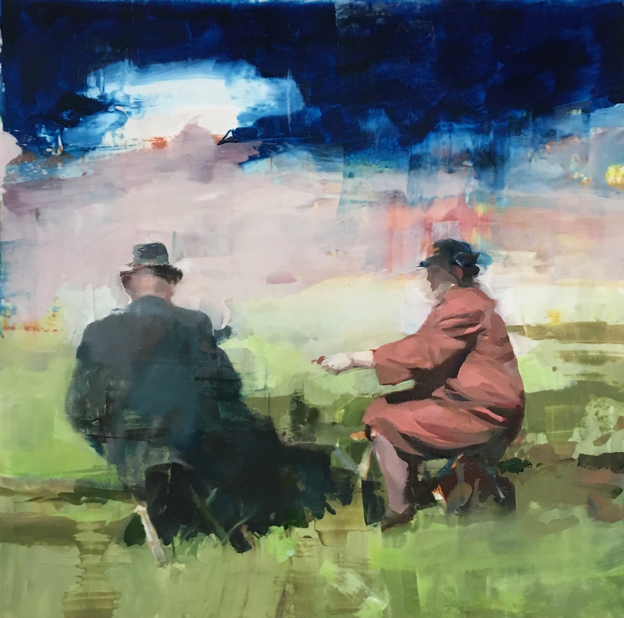 Original Sin,
18 x 18 inches, oil on wood