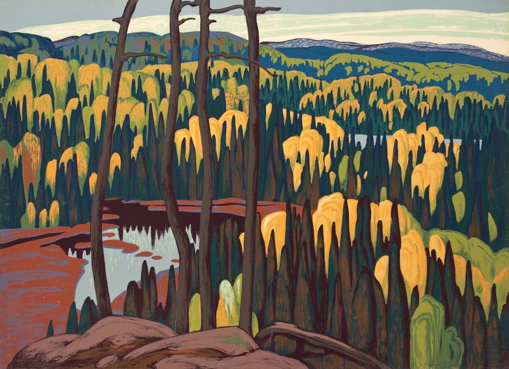 Algoma Country, 1947, by Lawren Harris