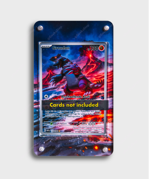 Shiny Rayquaza GX Custom Pokémon Card Display Case — GeeksStop