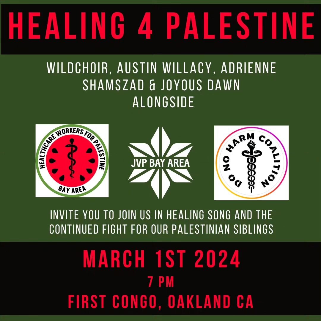 Join us 🍉TOMORROW 🍉for a night of song and action in the fight for the lives and liberation for our Palestinian siblings.
There are still tickets and ways to donate through the link in our bio!
.
Let us come together in our collective grief, sacred