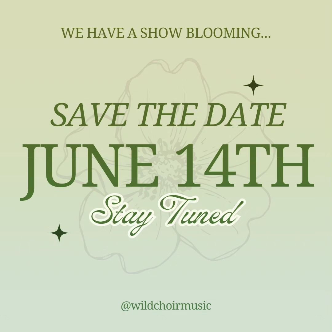 Block out your calendars!
.
.
We have been planting and watering the seeds of a new show for all of you💚
.
Join us June 14th for song, action, community and LOVE.
.
Keep an eye out for more info! Even better, sign up for our newsletter to get the fi