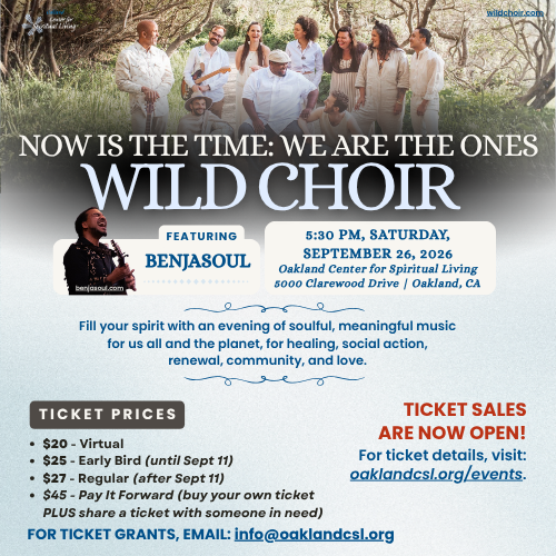 Now Is the Time. We Are The Ones: A Concert with Wildchoir and Benja Soul